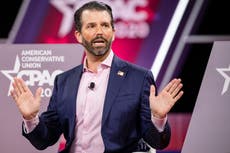 Donald Trump Jr calls Harry a ‘dude in hostage video’ in nasty attack on ‘woke’ Meghan