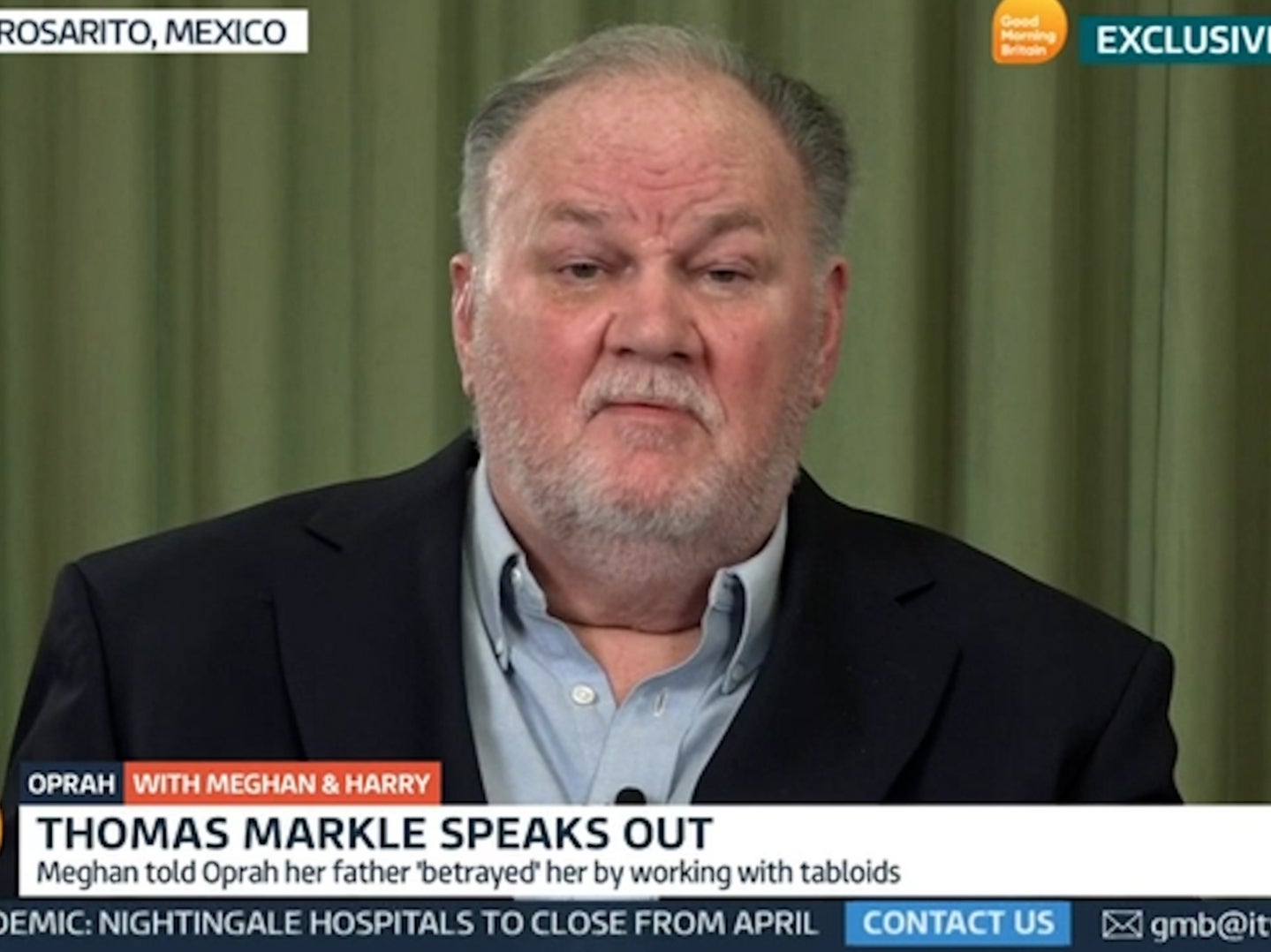 Thomas Markle has repeatedly pleaded with his daughter through the press to reconcile.