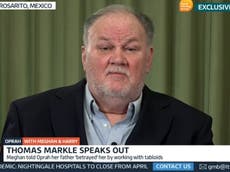 Meghan has ‘ghosted all of her family’ on both sides, says Thomas Markle