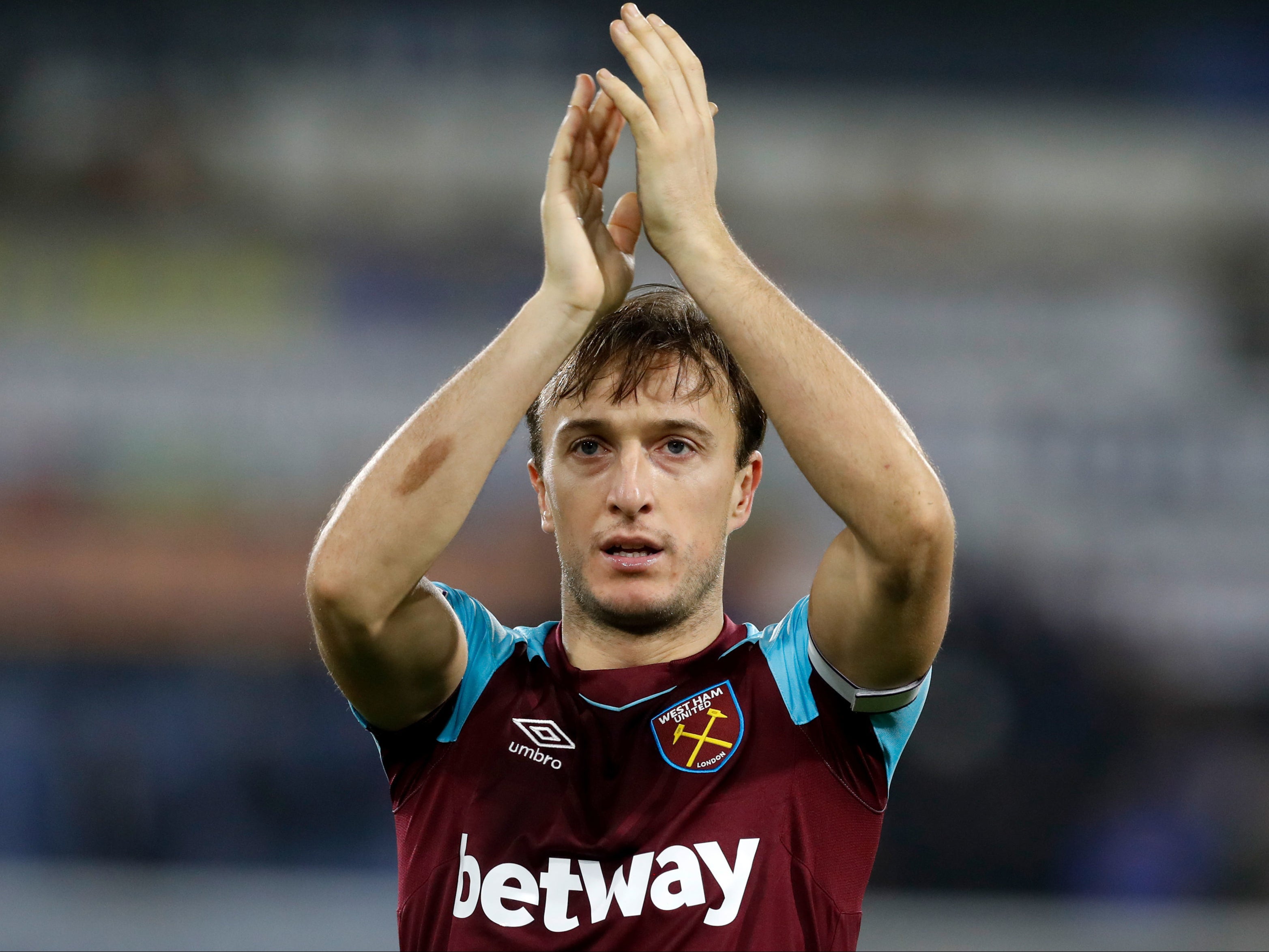 West Ham midfielder Mark Noble