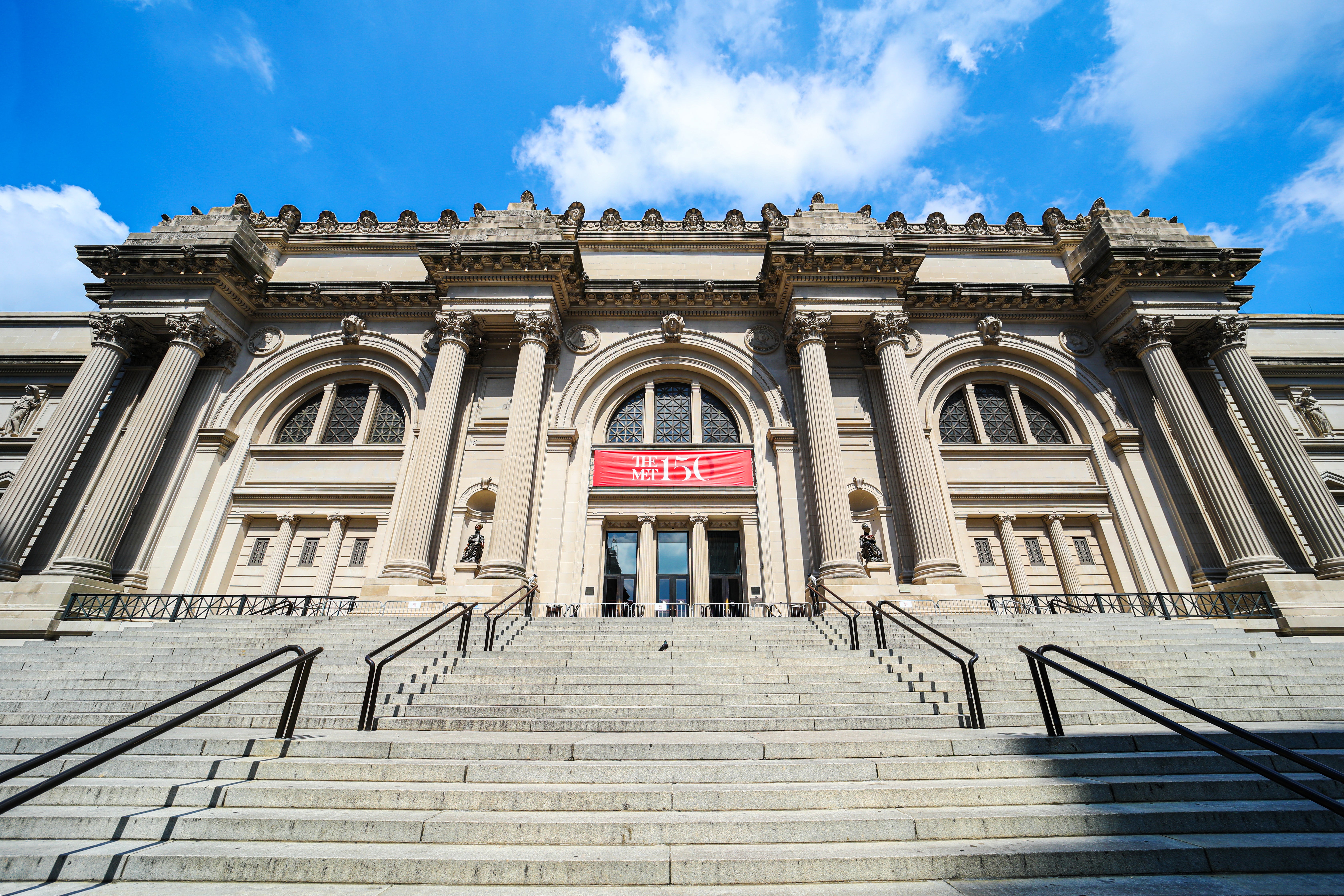 The entrance to the Met, which was closed during the pandemic