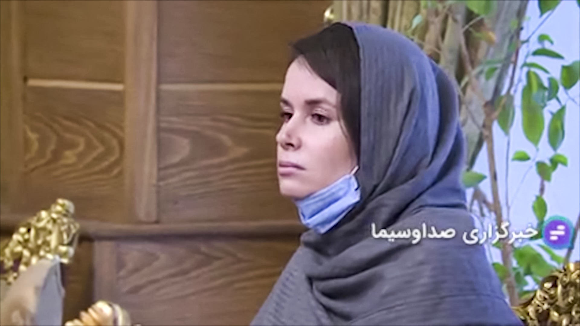 An image grab from footage obtained from Iranian State TV IRIB showing Kylie Moore-Gilbert in Tehran, 25 November 2020