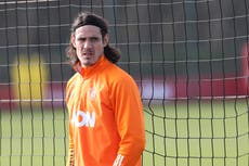 Edinson Cavani ‘proud’ to wear Manchester United shirt despite father’s comments over uncertain future