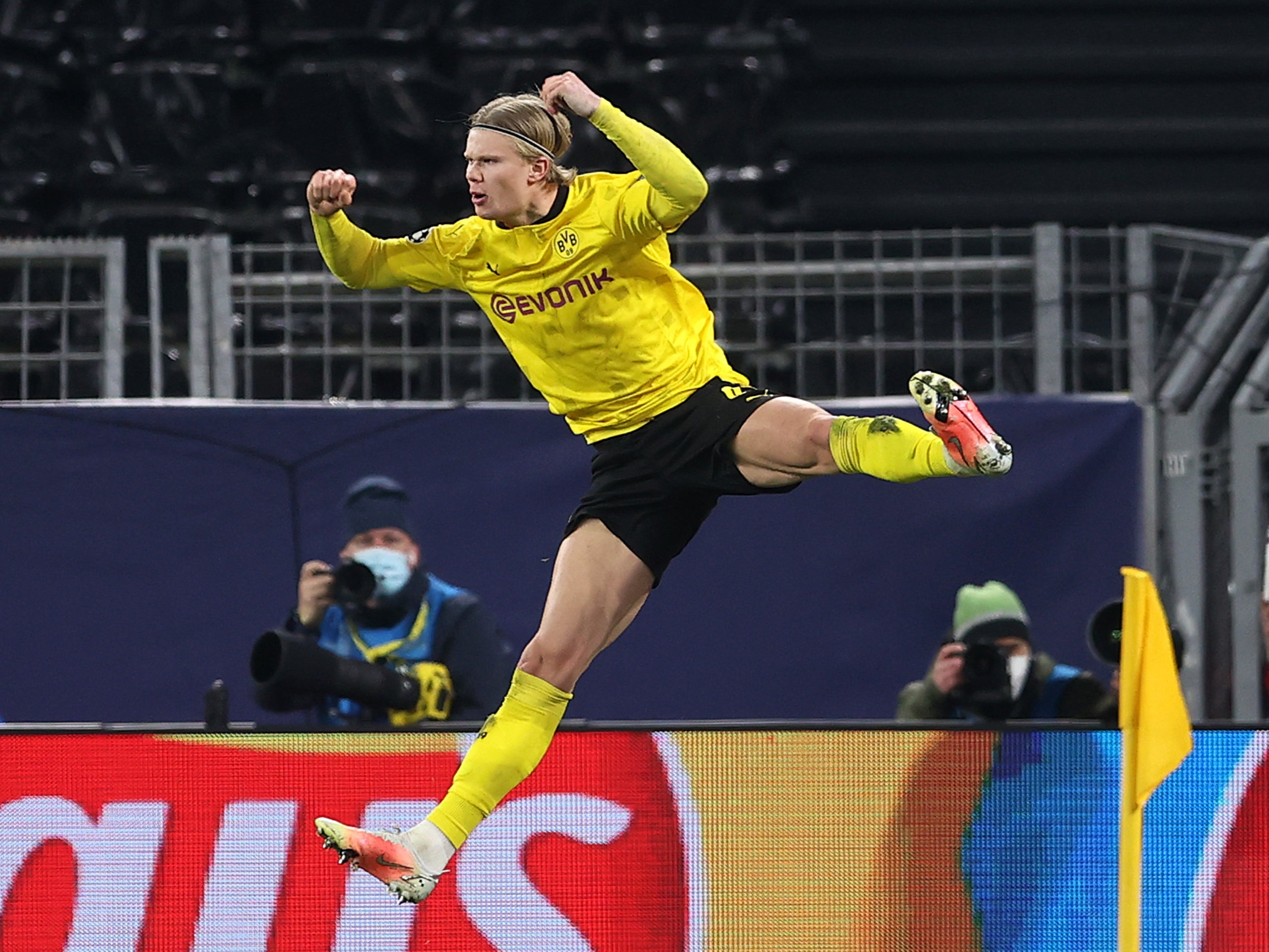 Borussia Dortmund striker Erling Haaland