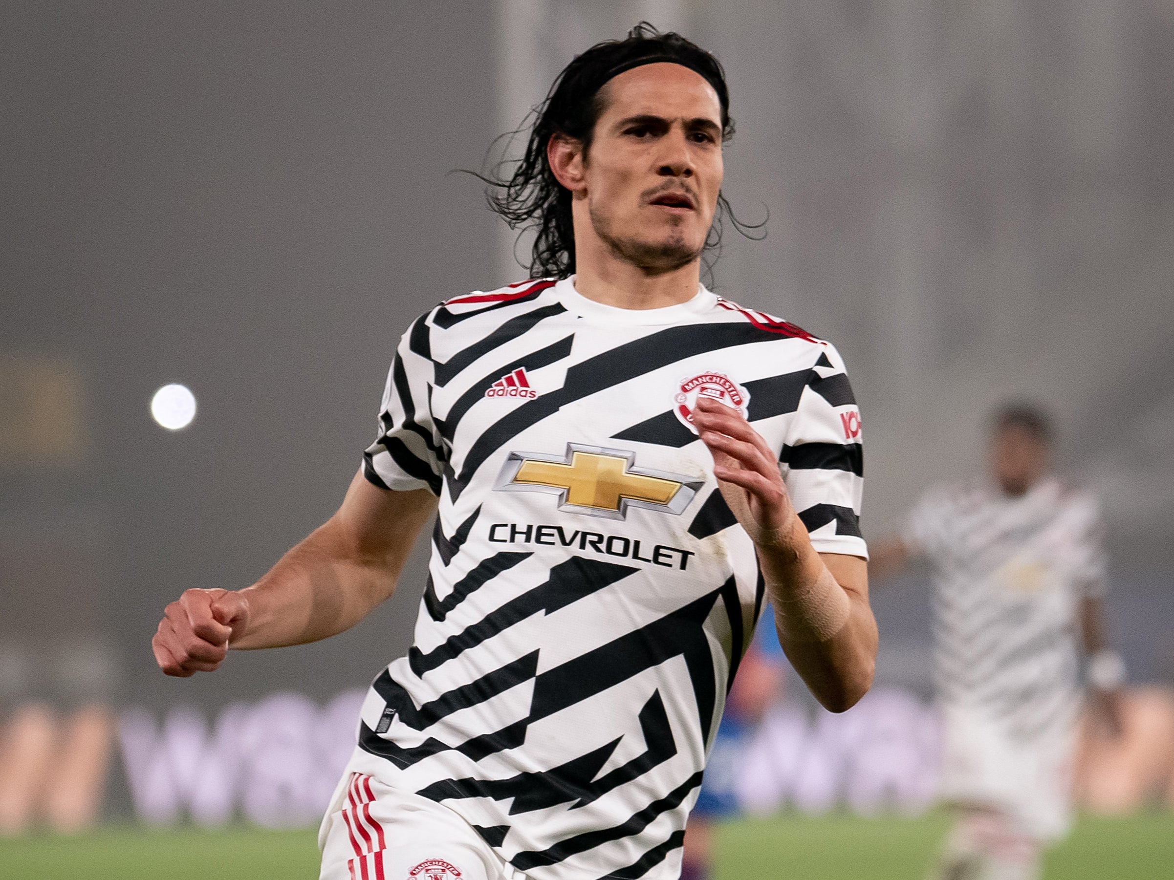 Manchester United striker Edinson Cavani