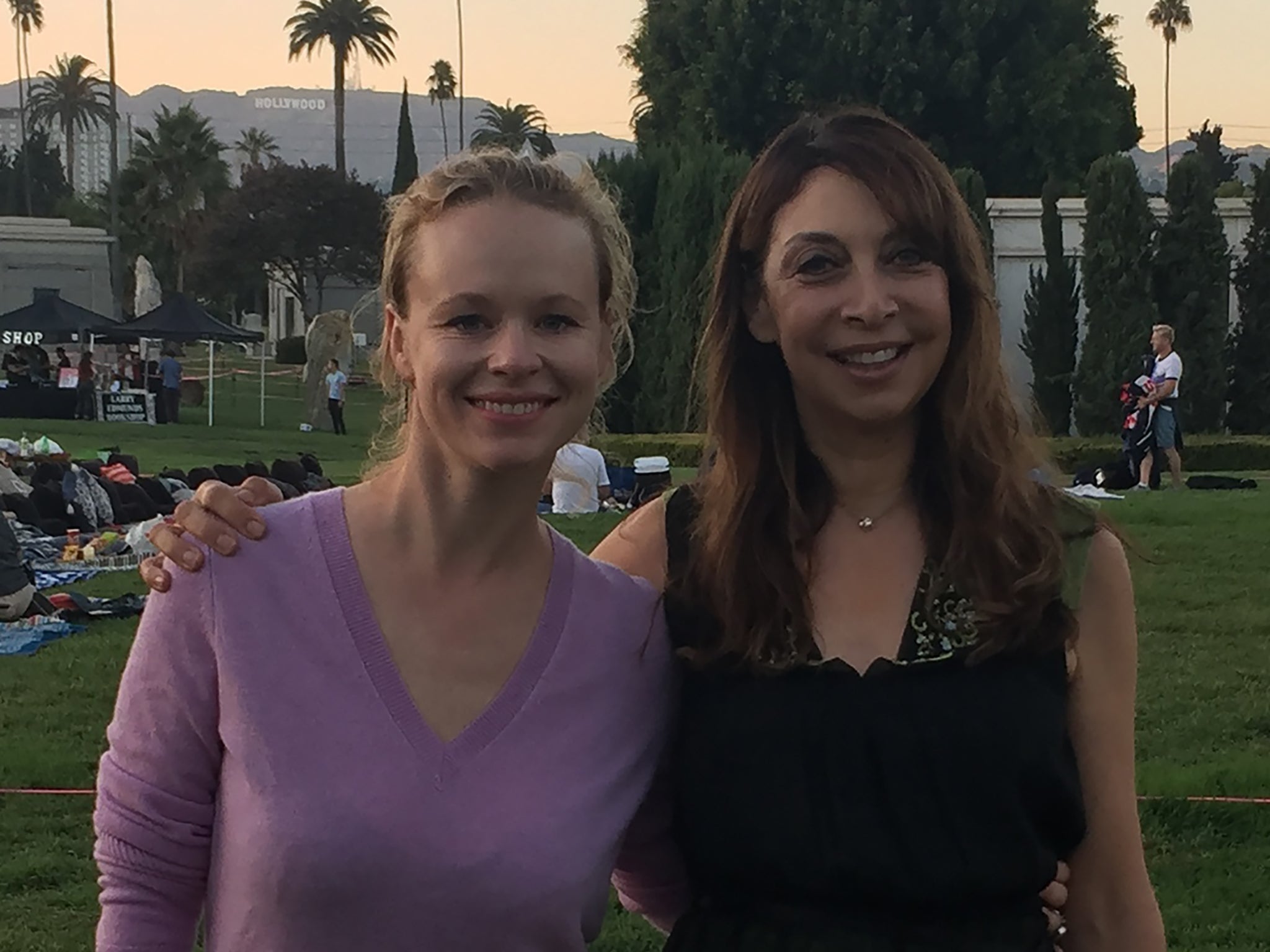 Thora Birch and Illeana Douglas at a Ghost World event in 2017