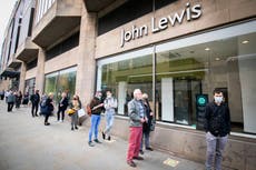 John Lewis warns of more store closures when lockdown ends after posting £517m loss