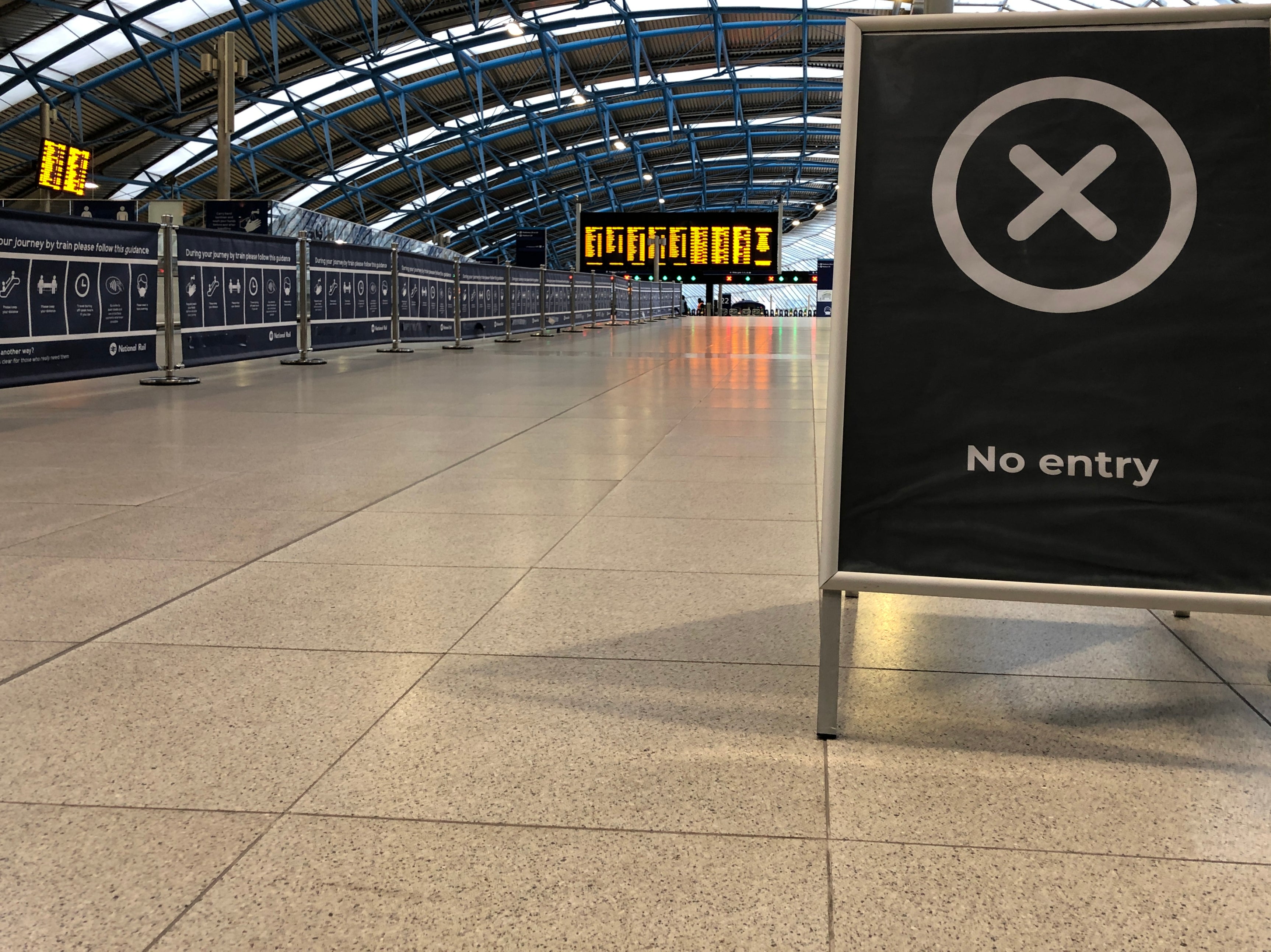Off-peak: Waterloo station in London, previously the busiest transport terminal in Europe