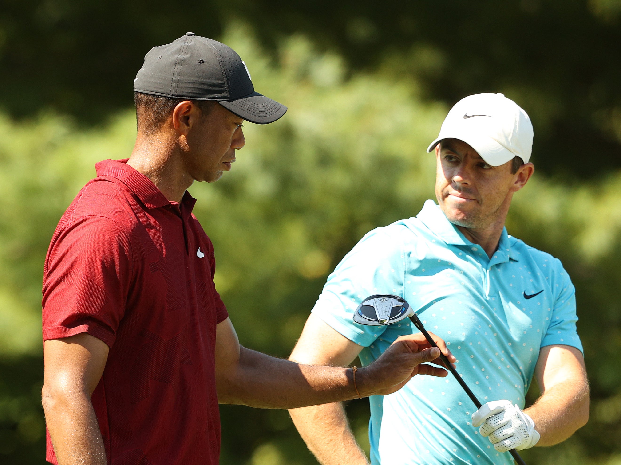 Tiger Woods and Rory McIlroy