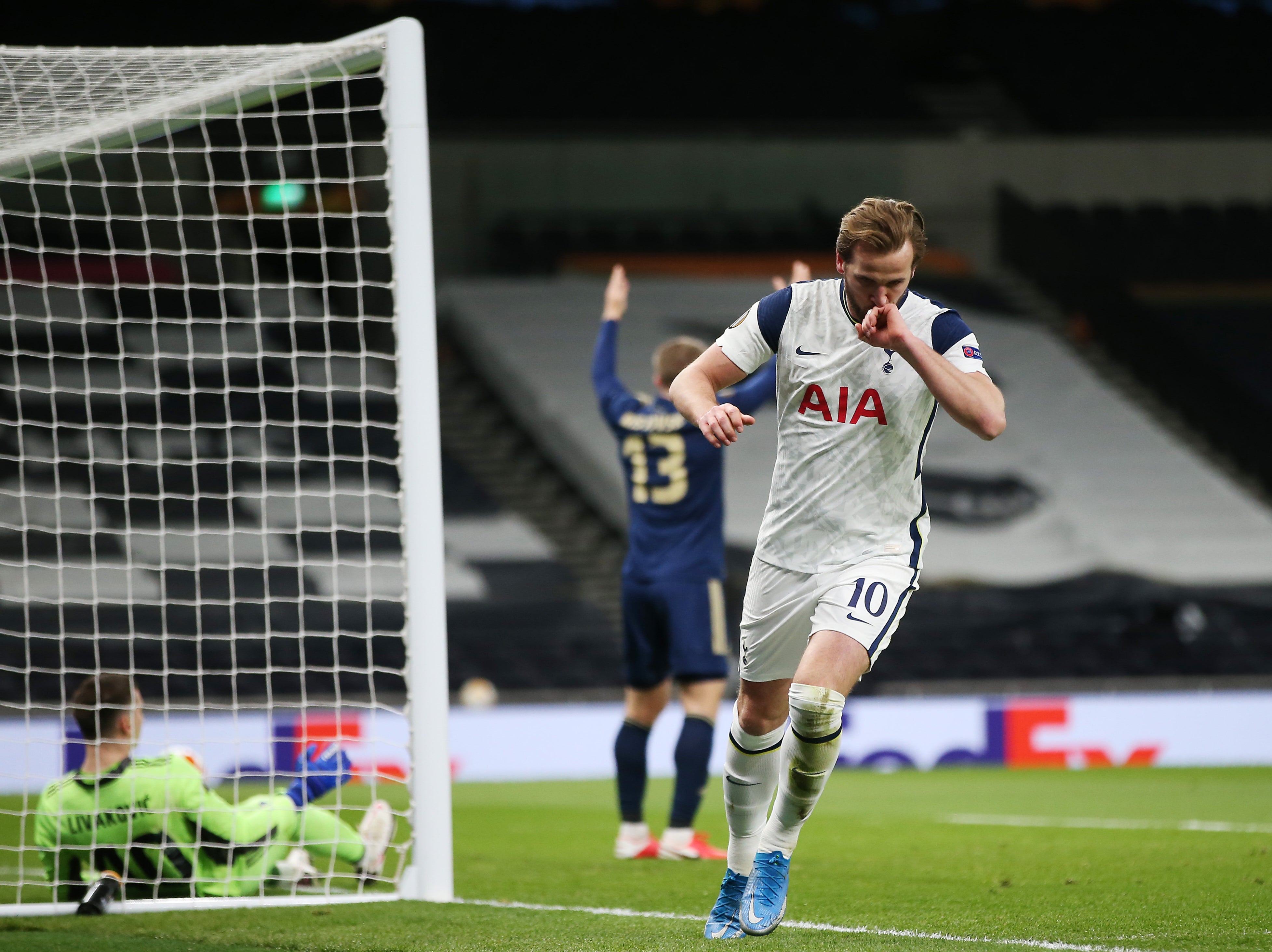 Harry Kane scored twice at Tottenham Hotspur Stadium