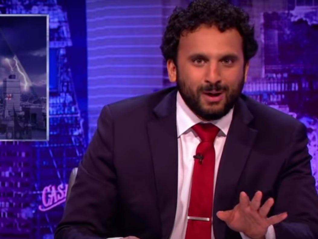 Nish Kumar on ‘The Mash Report’ in 2018