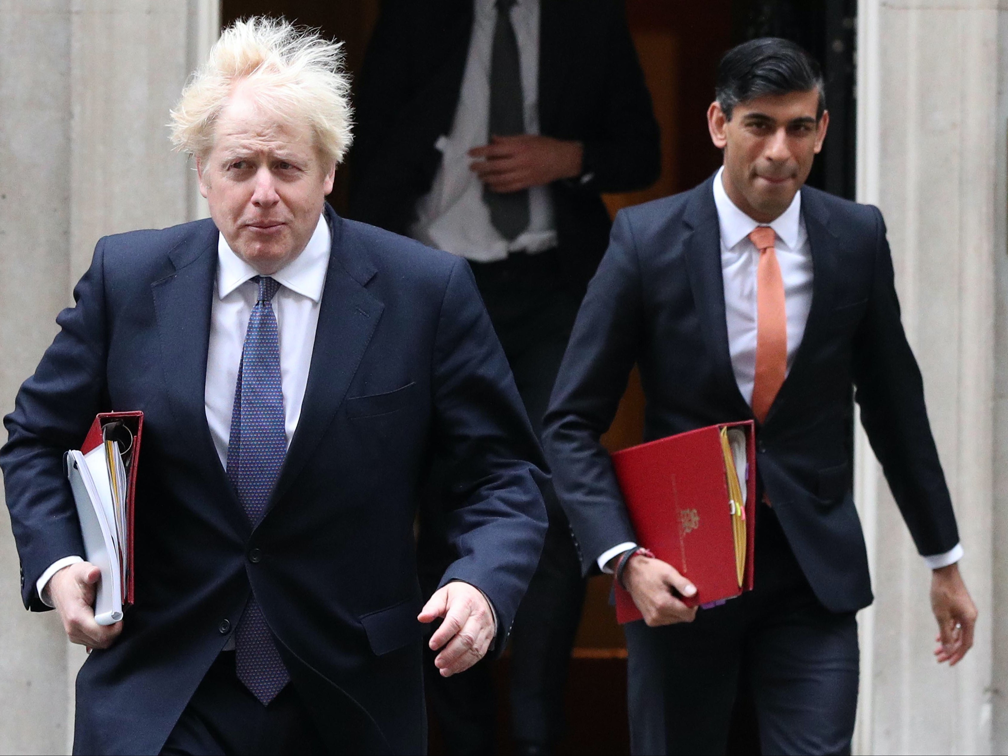 Boris Johnson used Rishi Sunak’s office while sick with Covid