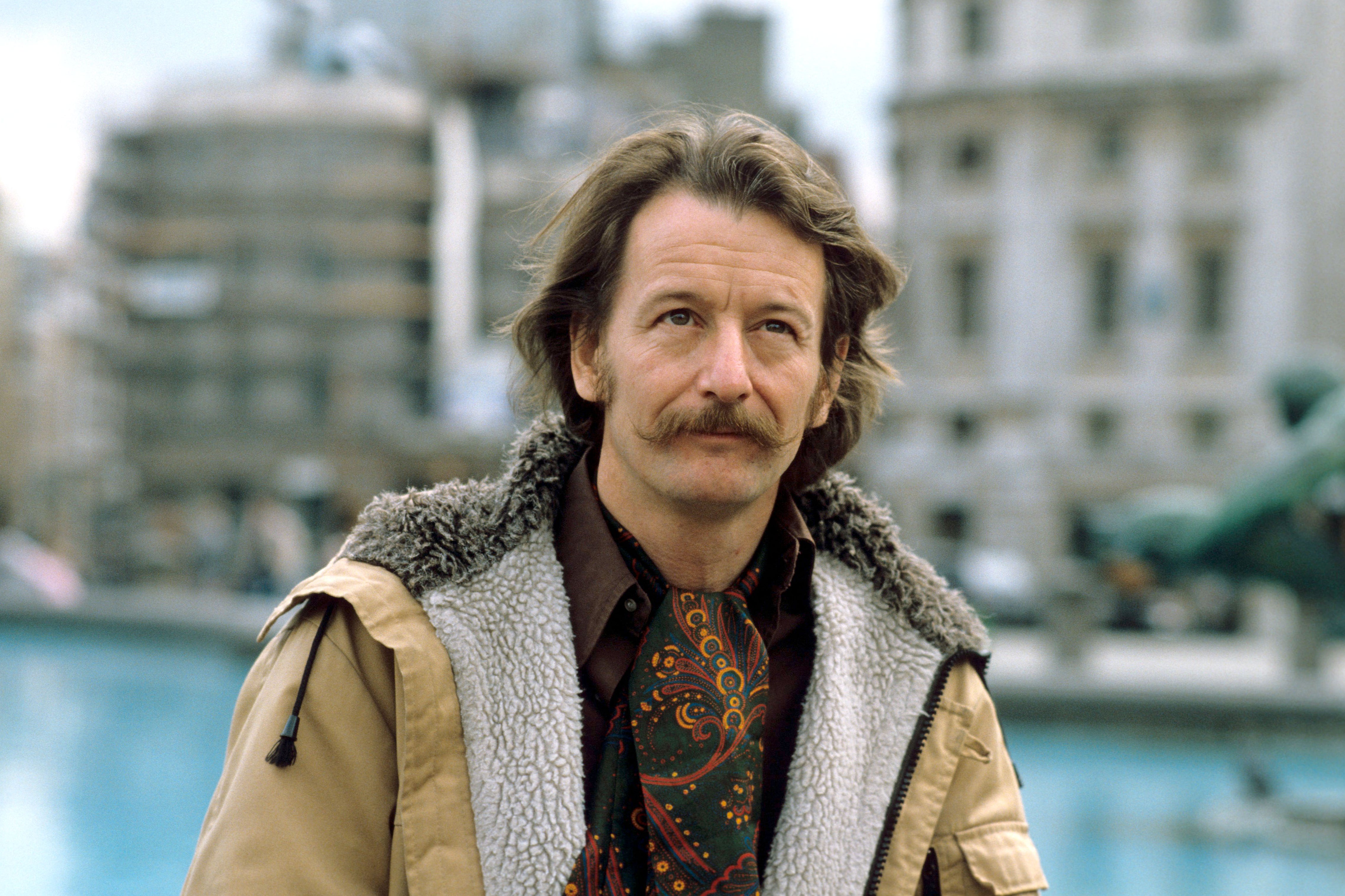 In London’s Trafalgar Square in 1983