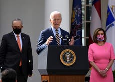 Biden celebrates relief legislation with rebuke of ‘trickle-down’ economics: ‘It changes the paradigm’