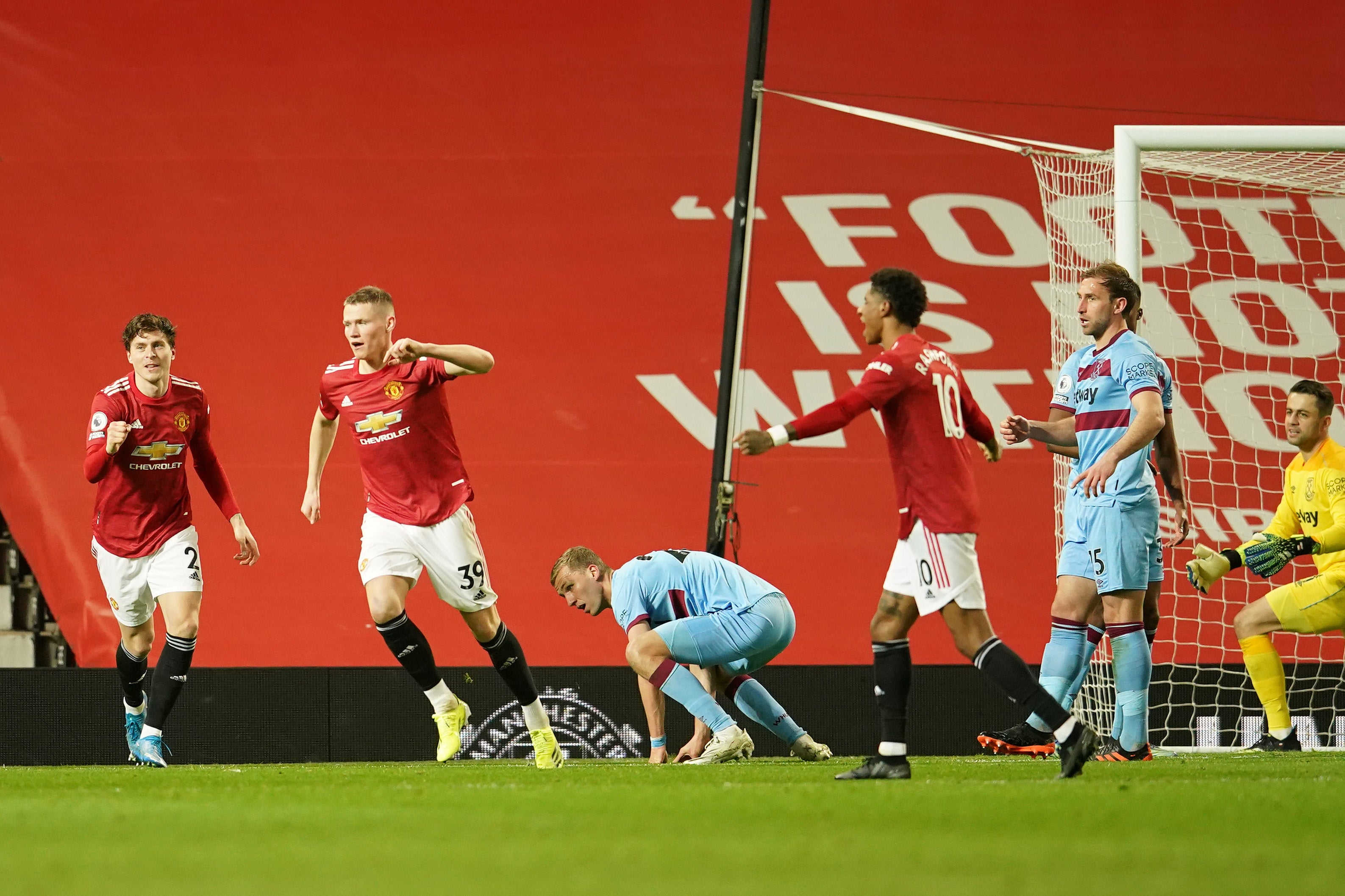 Craig Dawson, right, scored an own goal