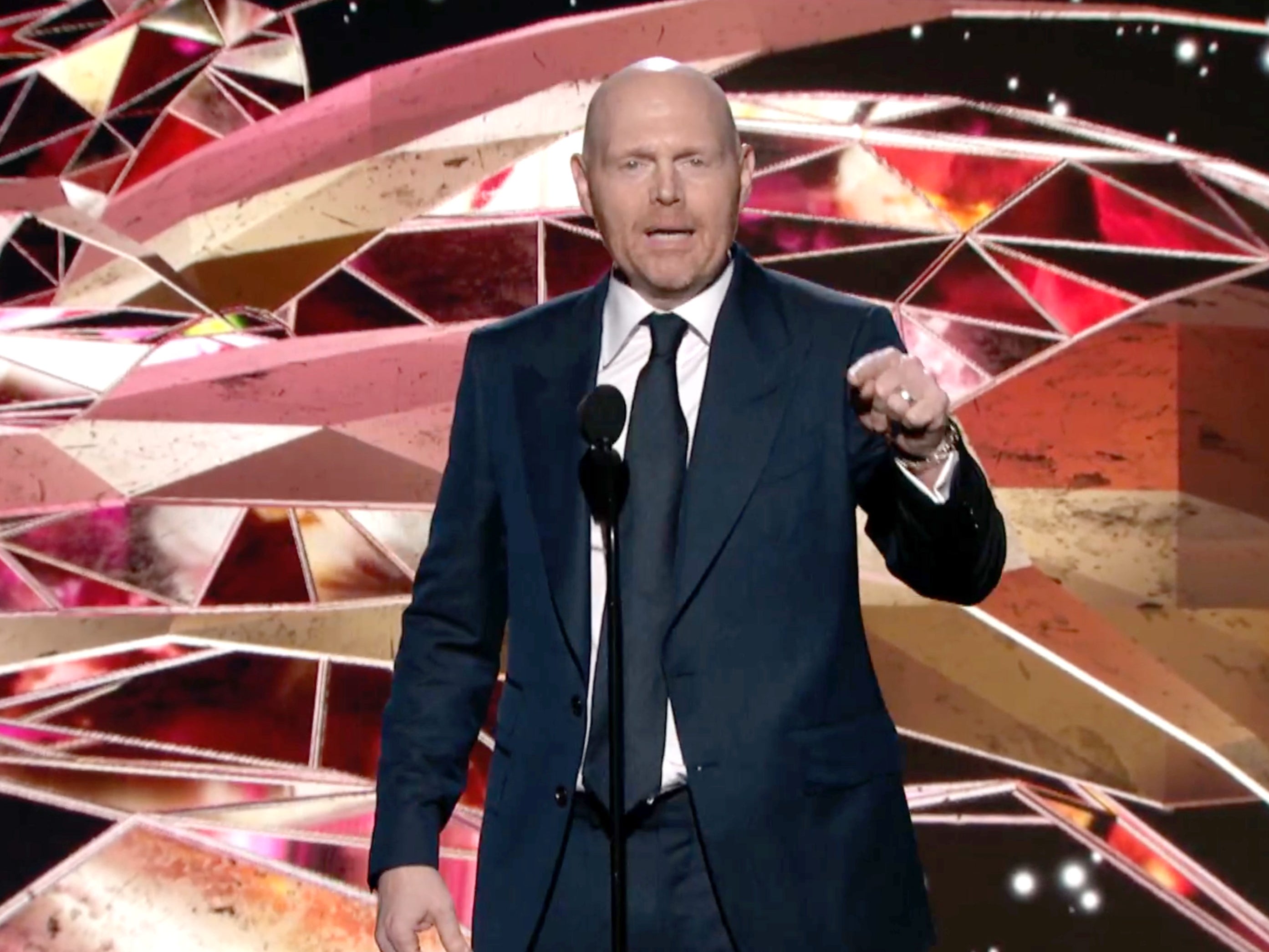 Bill Burr roasted for mispronouncing singer’s name at Grammys as he says feminists ‘going nuts’ over appearance