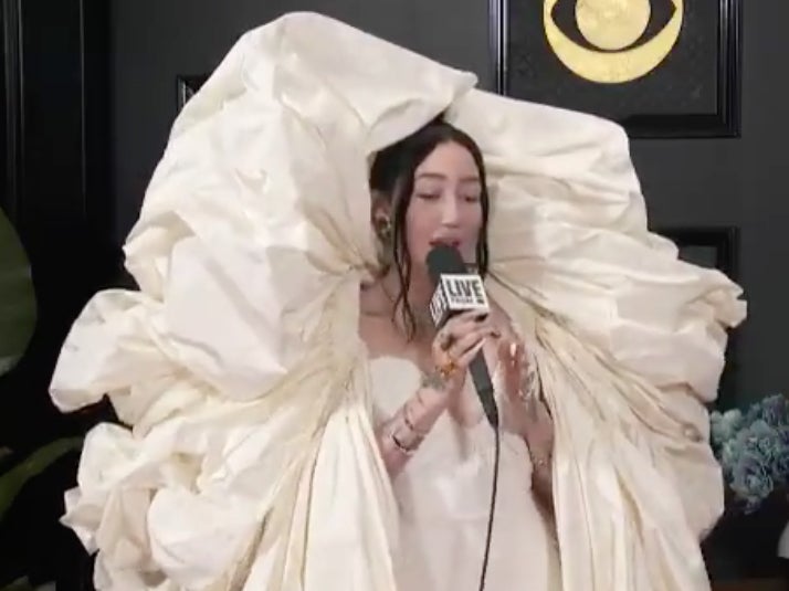 Noah Cyrus sparks memes with her Grammys dress