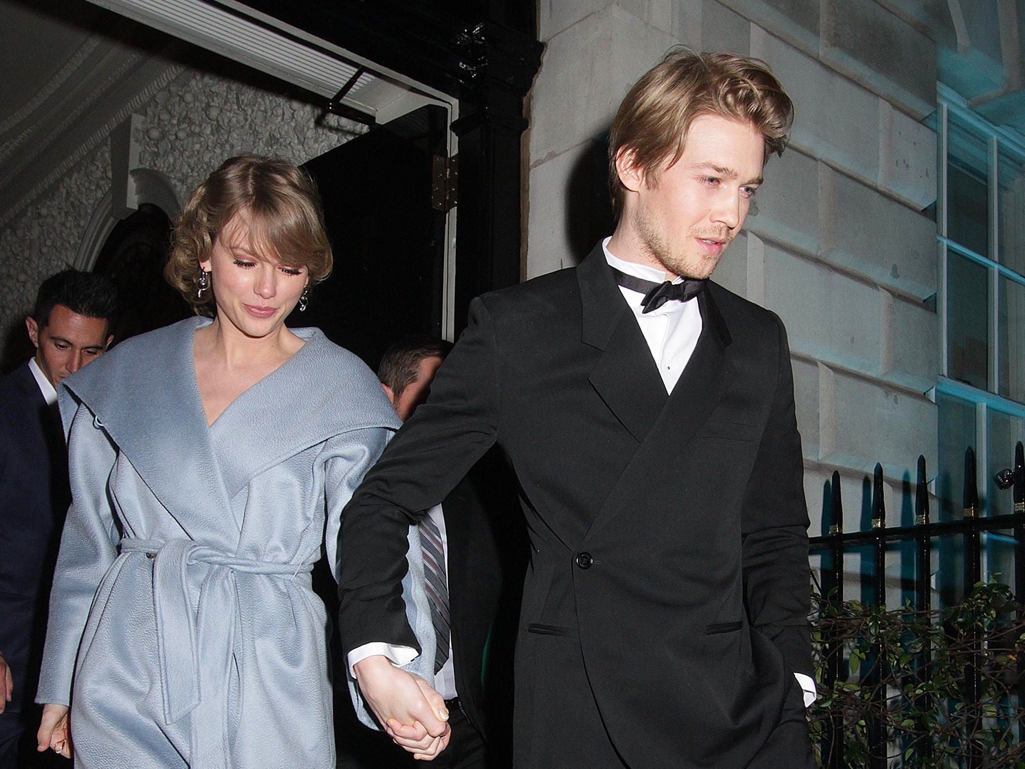 Taylor Swift and Joe Alwyn at a 2019 Baftas party