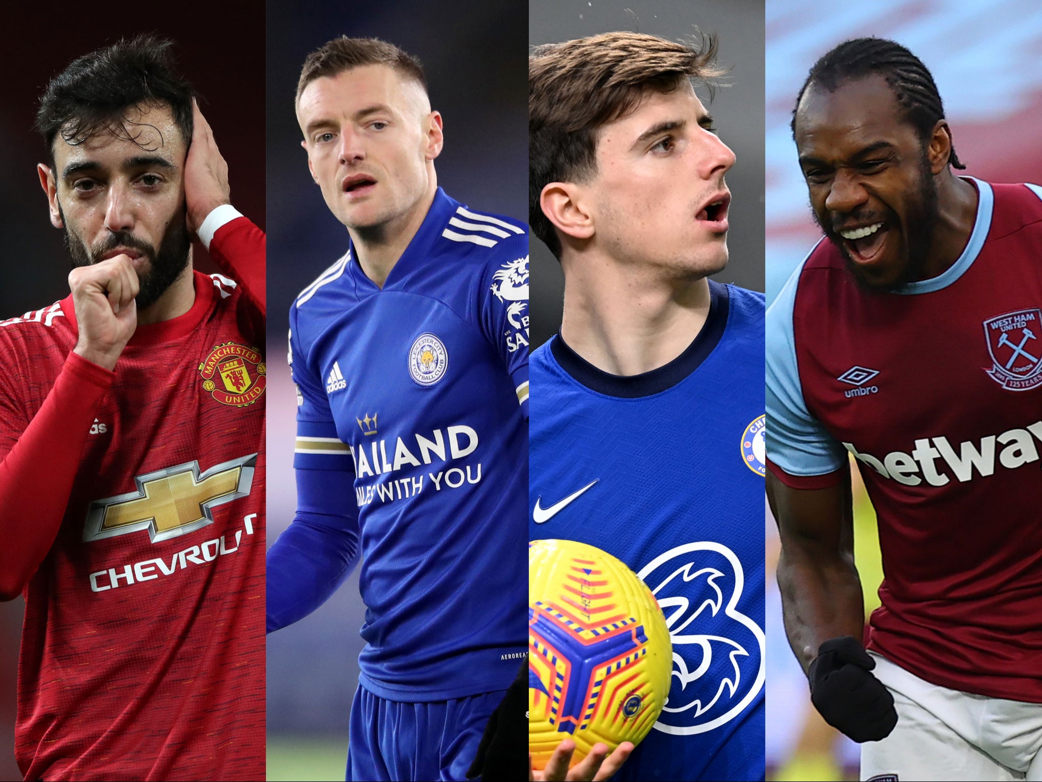 Who will finish in the top four? Manchester United, Leicester and Chelsea face challenge from West Ham and others