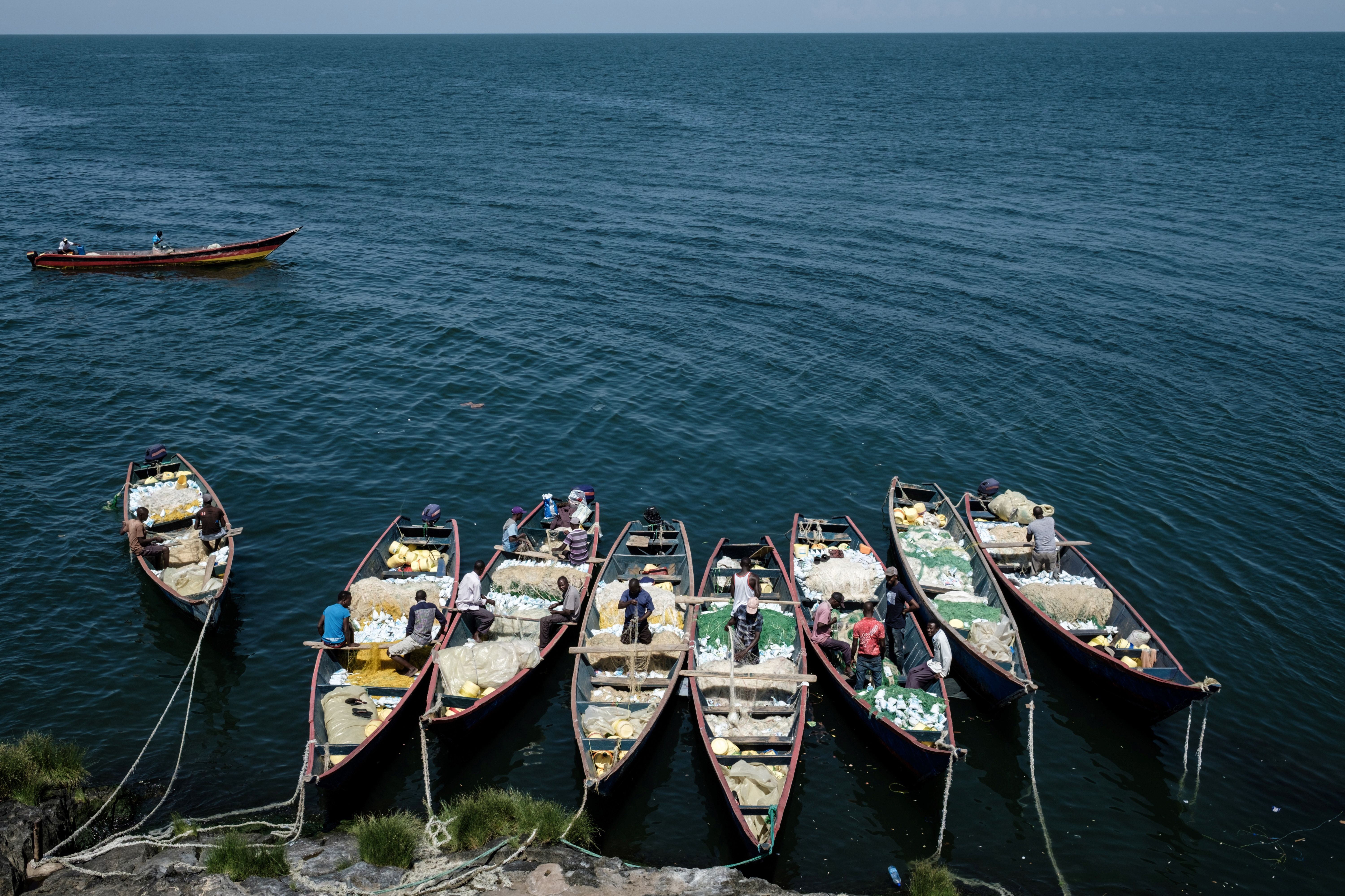 Many fishermen on the shores of Lake Victoria will only sell fish to women in exchange for sex