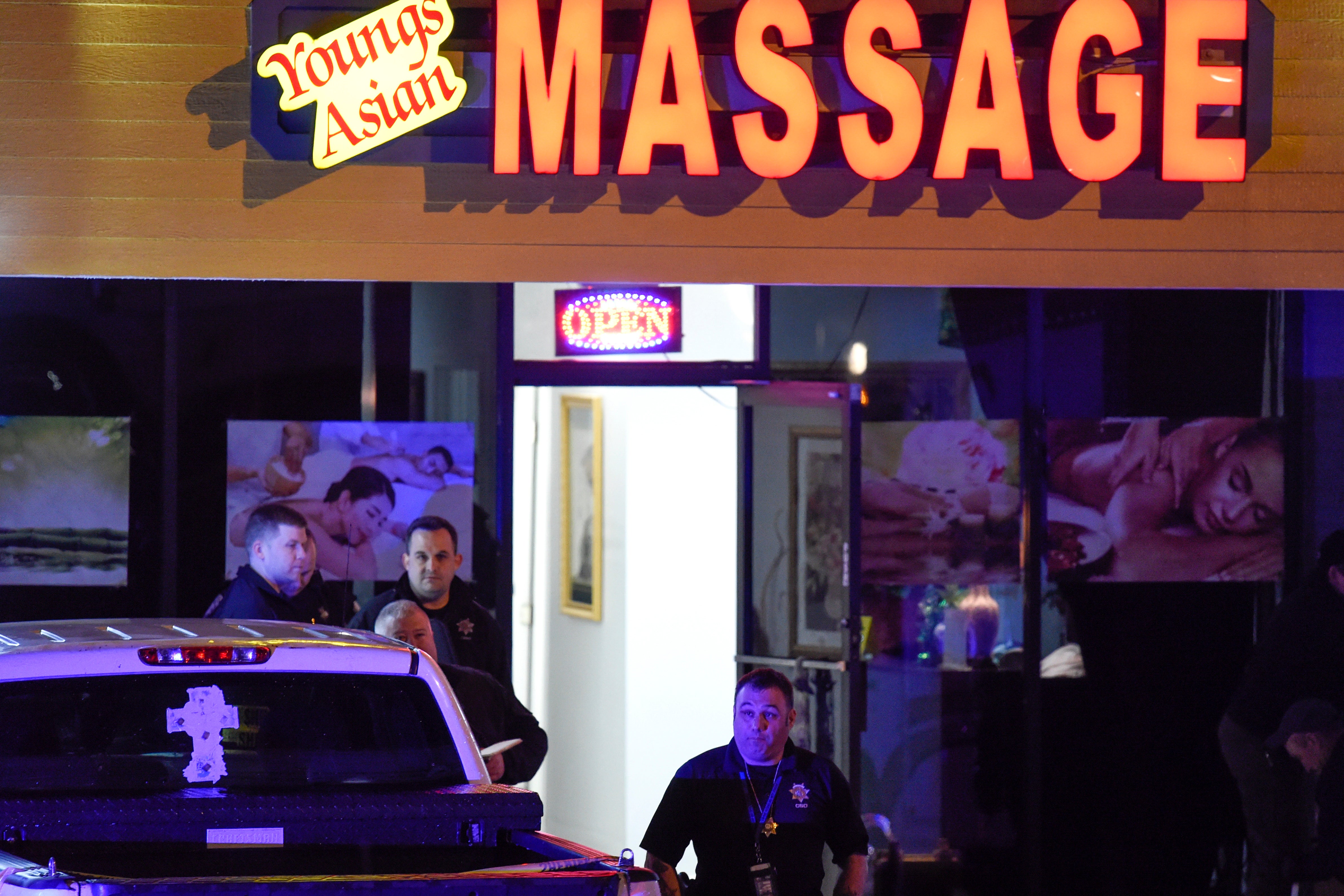 CORRECTION Massage Parlor Shooting