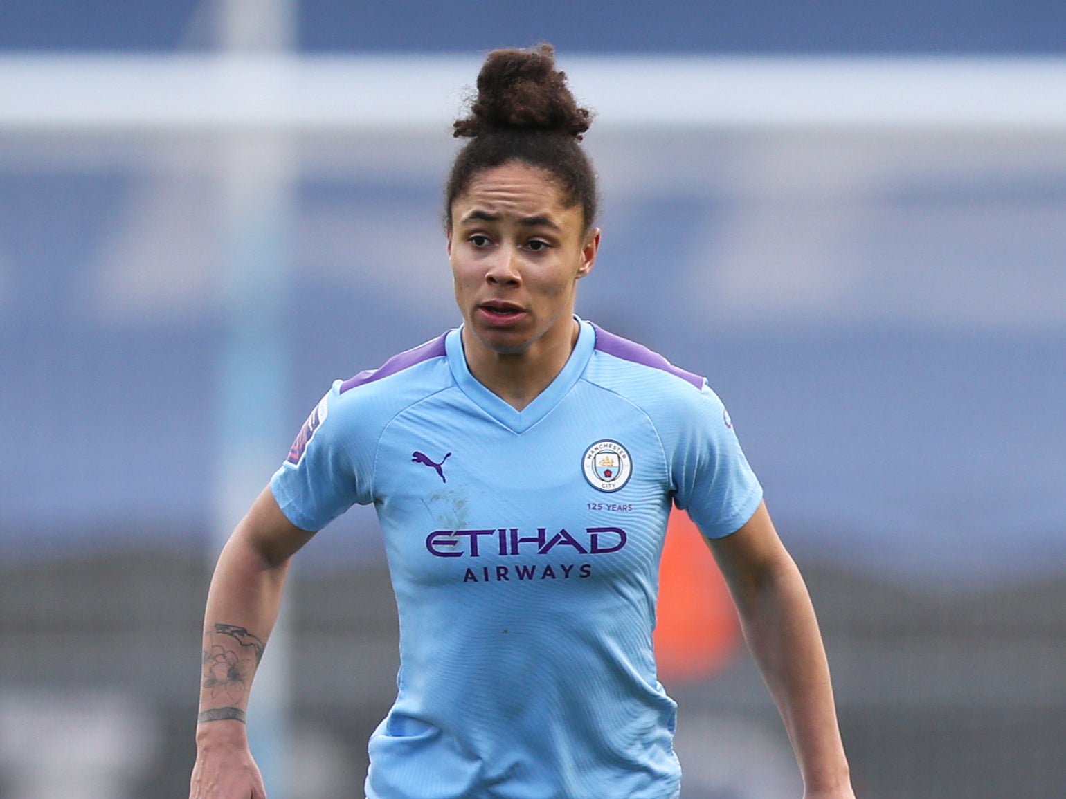 Manchester City defender Demi Stokes