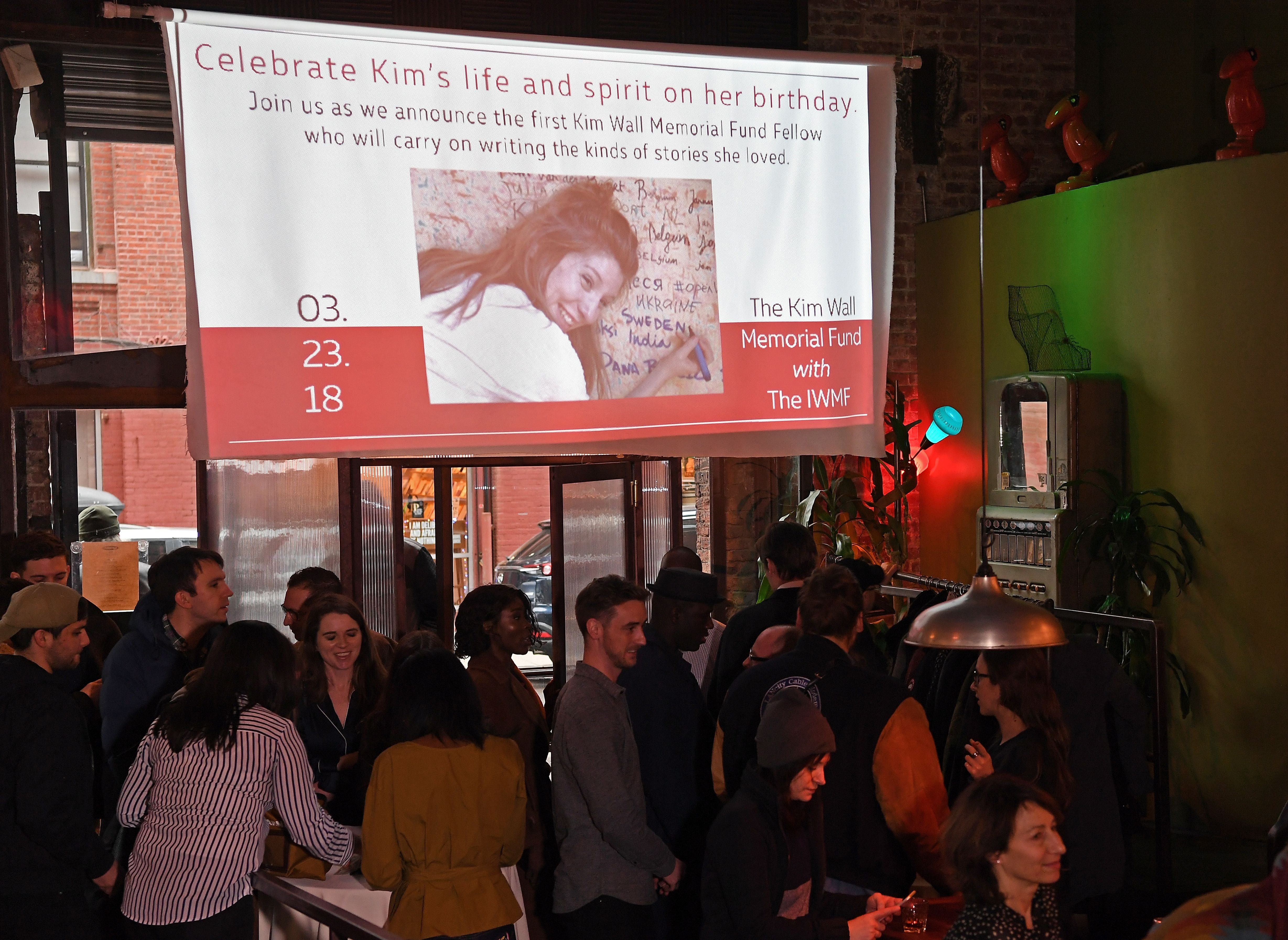 The inaugural ceremony for The Kim Wall Memorial Fund in New York