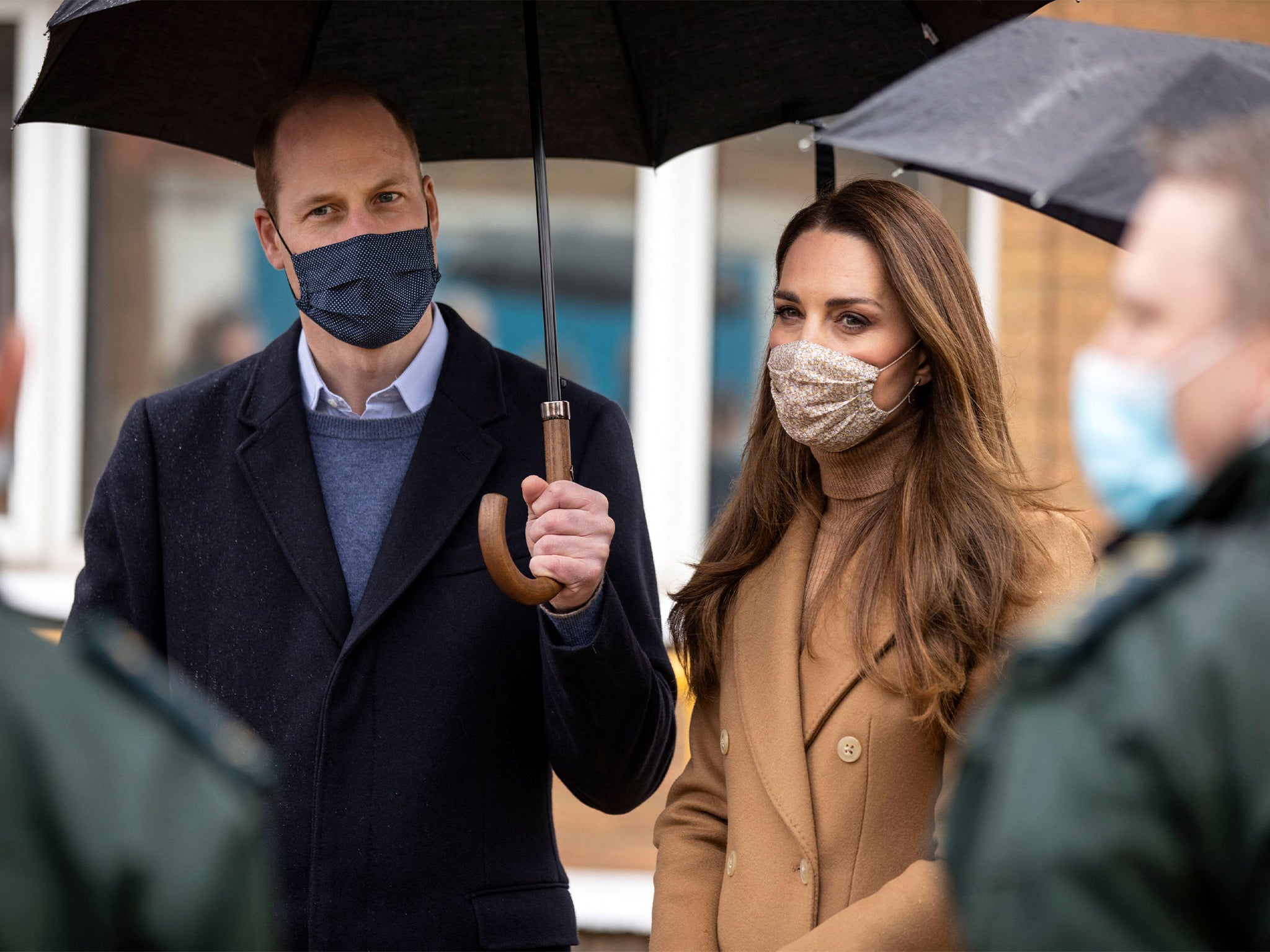 It’s not the first time the Duchess of Cambridge has worn a floral mask as the royal appears to be a fan of the Liberty London print