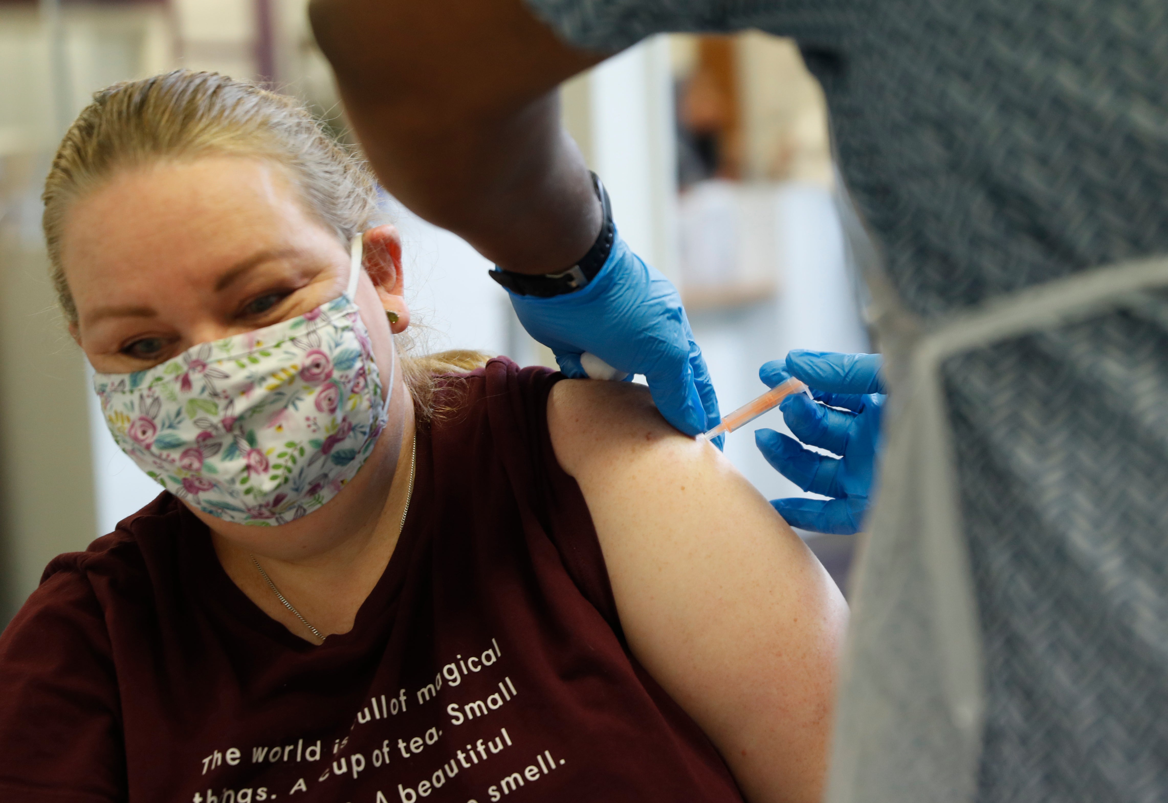 Virus Outbreak Britain Vaccination