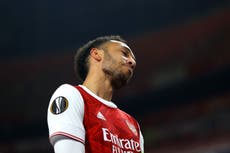 Pierre-Emerick Aubameyang keen to ‘move on’ from Arsenal disciplinary controversy last week