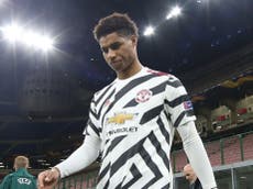 Marcus Rashford injury: Manchester United suffered ‘twinge’ in AC Milan win, says Ole Gunnar Solskjaer