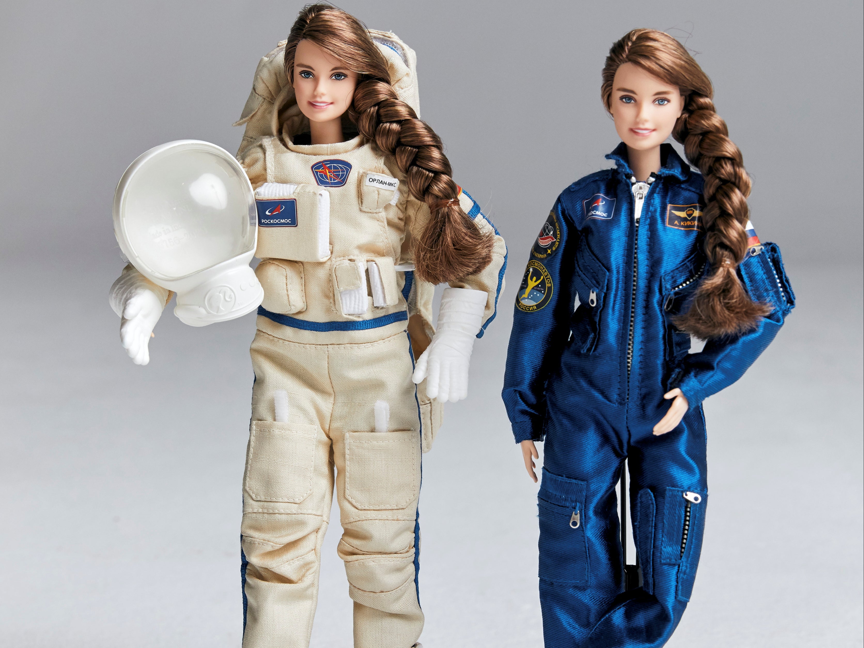 The not-for-sale doll will be produced exclusively in the image of Anna Kikina in two versions of costumes: a training suit and an Orlan-type space suit