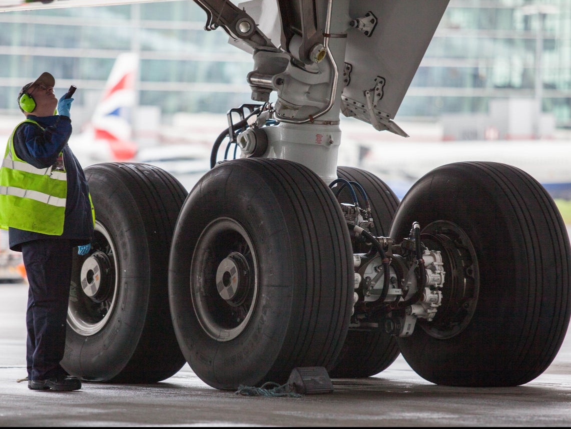 Anybody there? A British Airways engineer at Heathrow