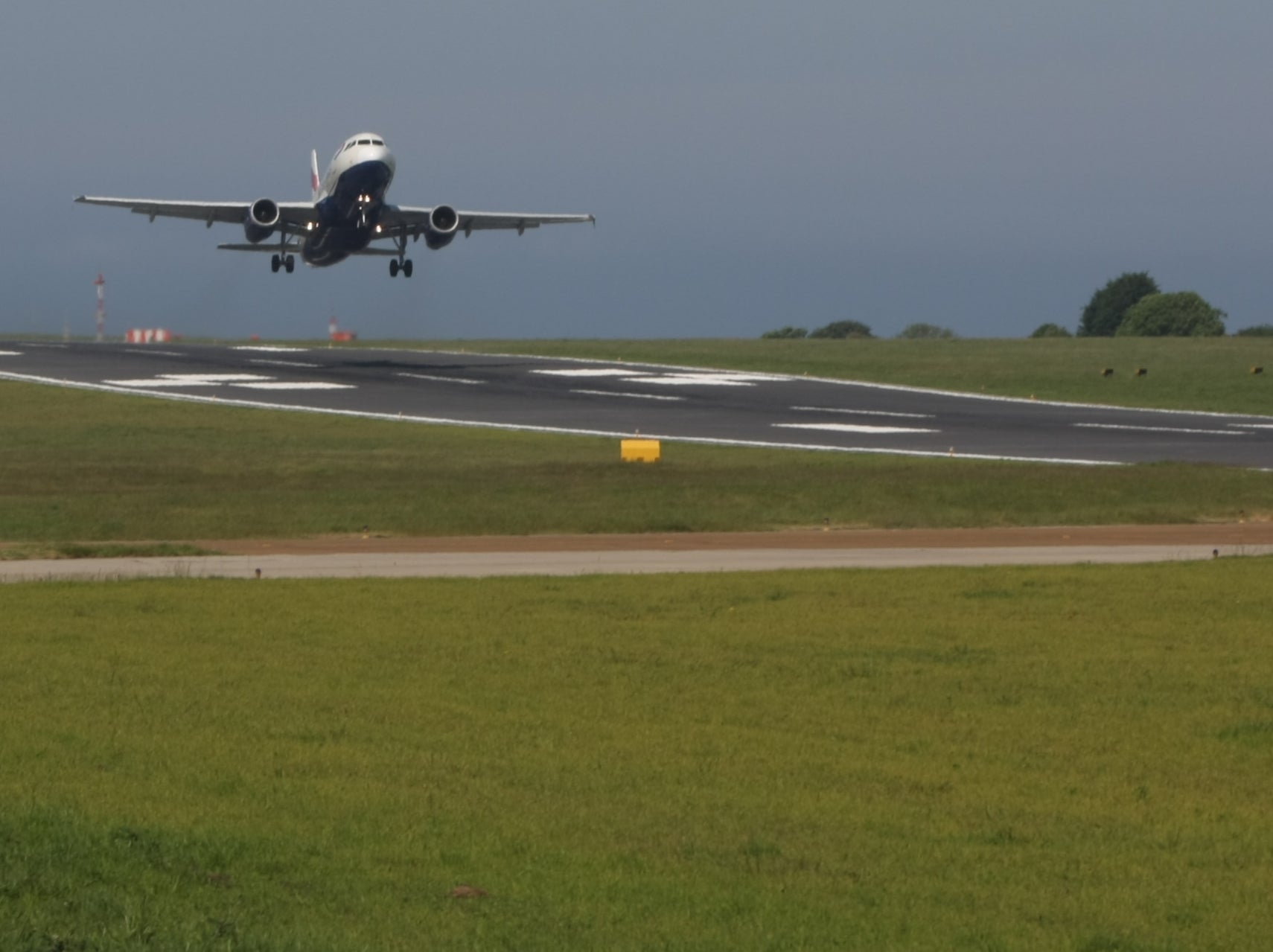 Arriving soon: aircraft at Jersey airport