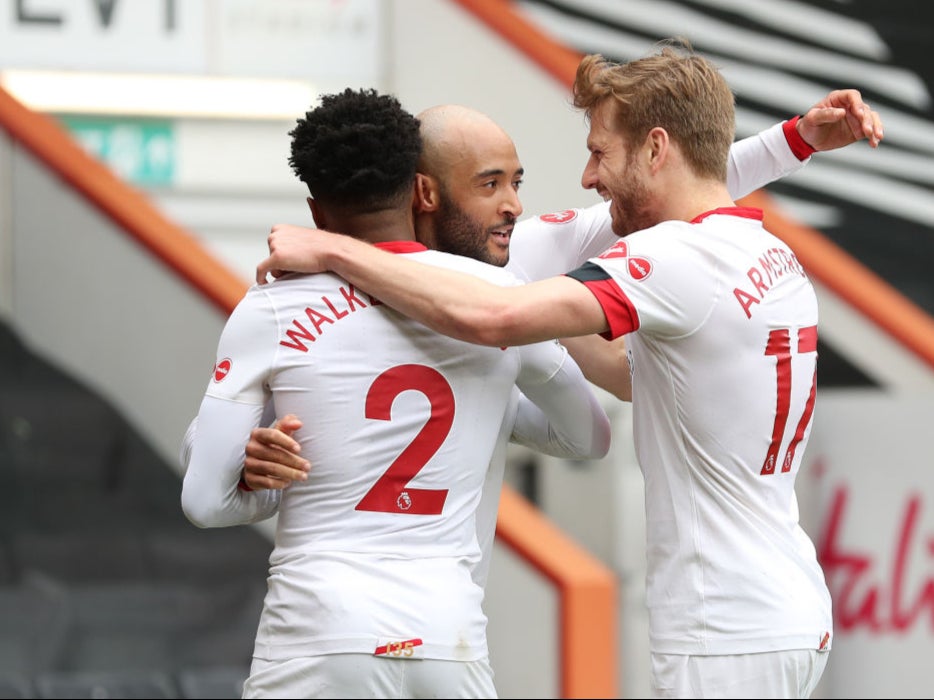 Nathan Redmond celebrates scoring