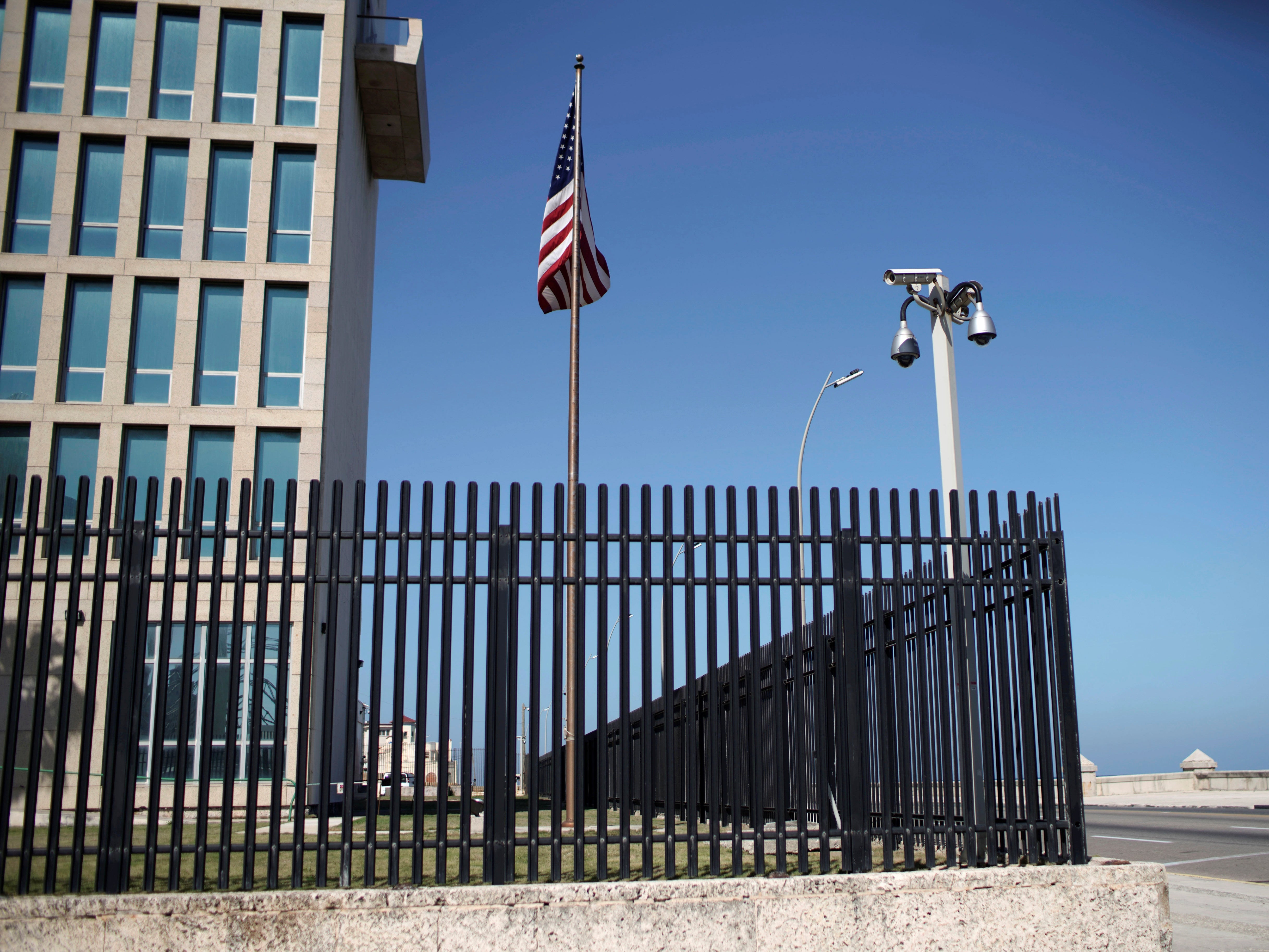 The US embassy in Havana, Cuba