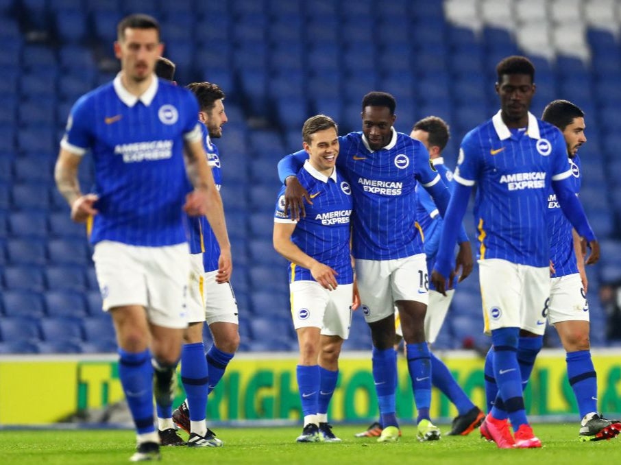 Brighton celebrate their victory