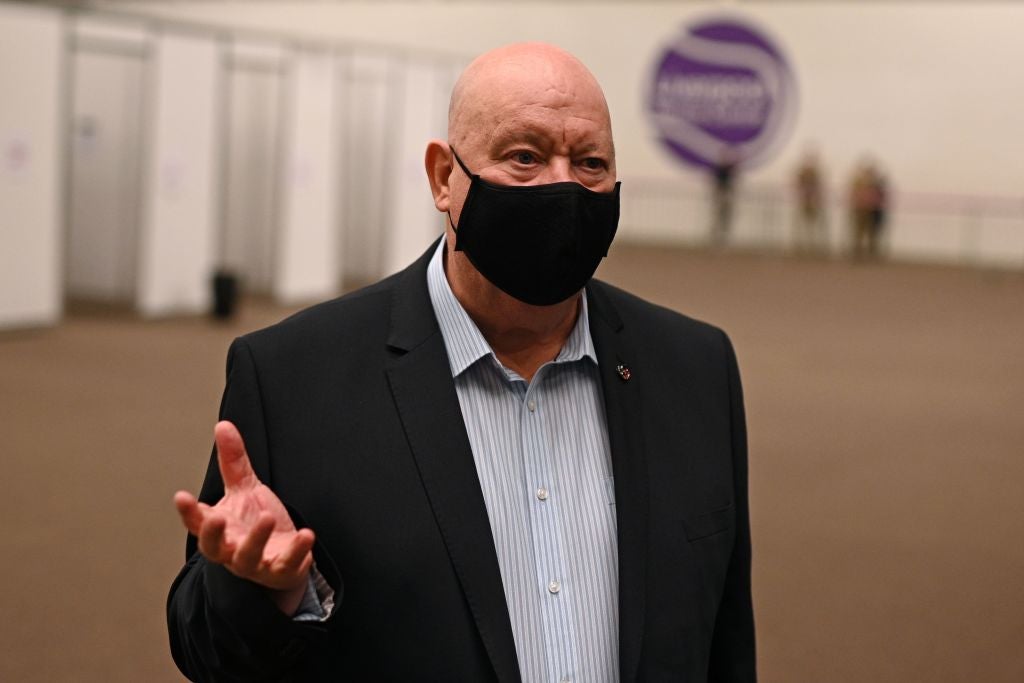 Liverpool’s mayor, Joe Anderson, who was arrested in December