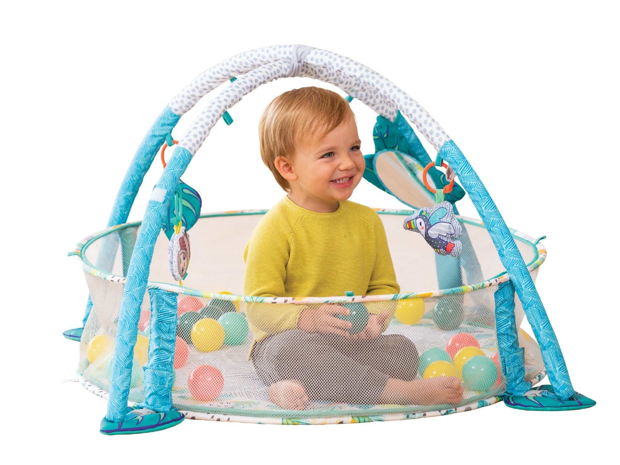 Infantino 3-in-1 jumbo activity gym & ball pit indybest