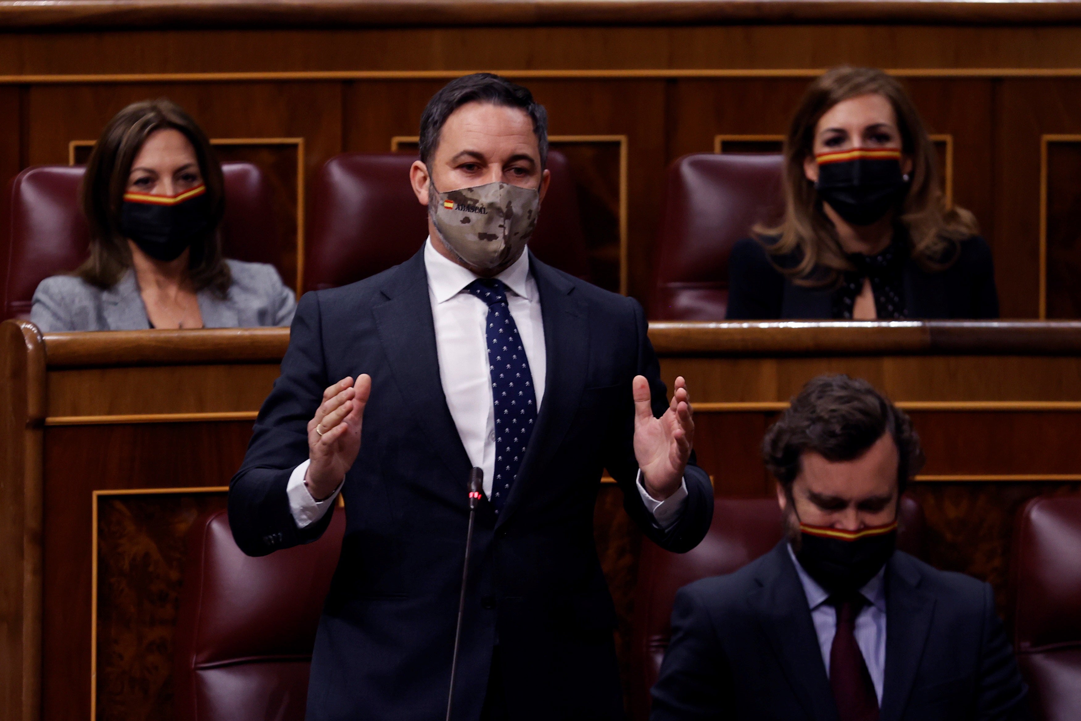 Far-Right Vox party leader Santiago Abascal