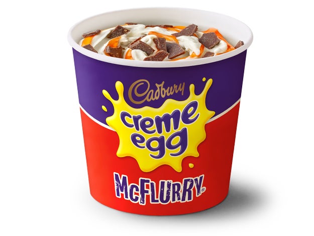 The McDonald’s Cadbury’s Creme Egg is returning in time for Easter