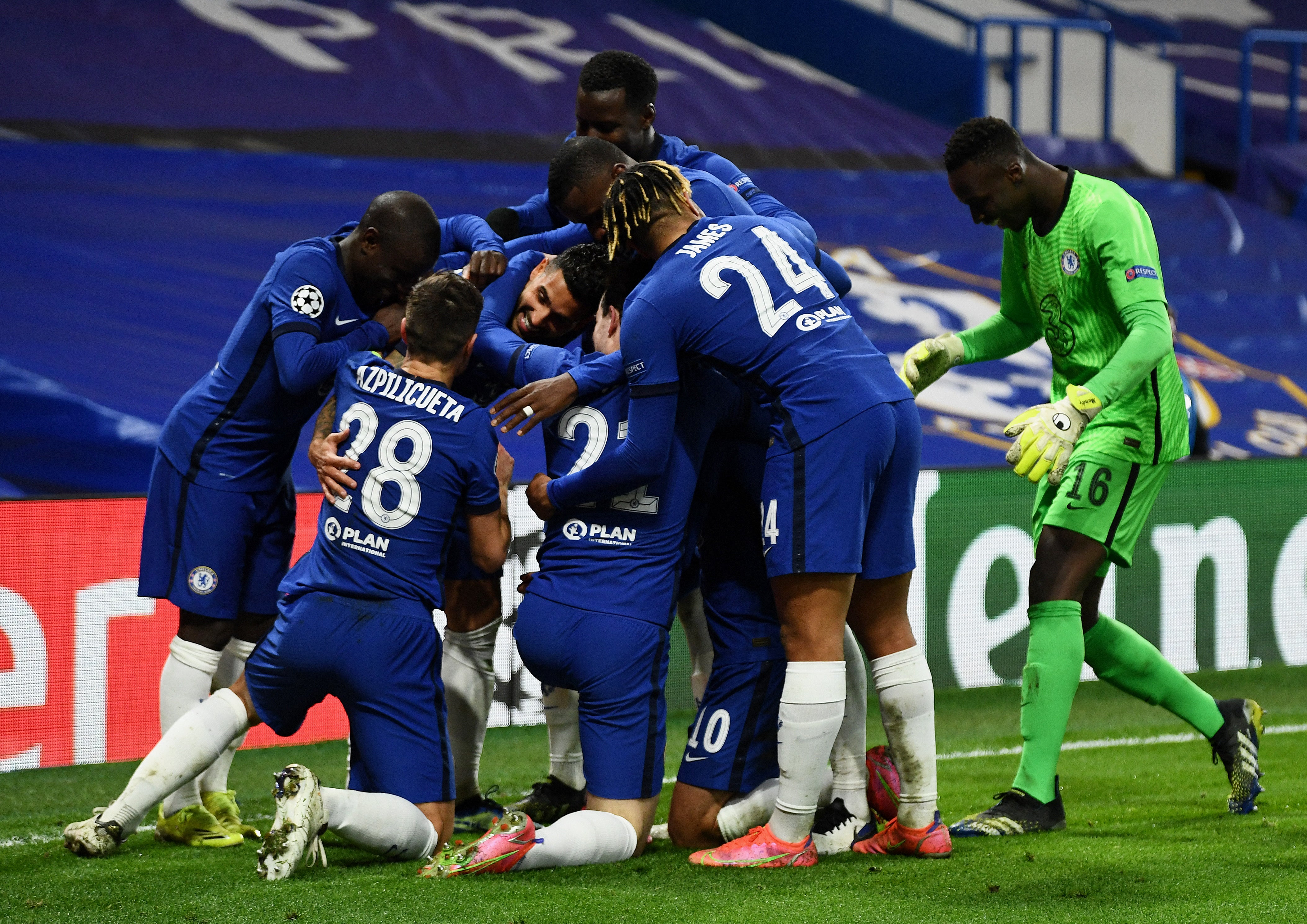 Chelsea defeated Atletico Madrid 3-0 on aggregate to reach the quarter-finals