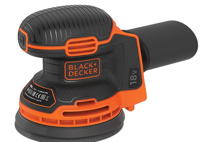 Black + Decker 18V 1.5Ah lithium-ion cordless random orbital sander indybest