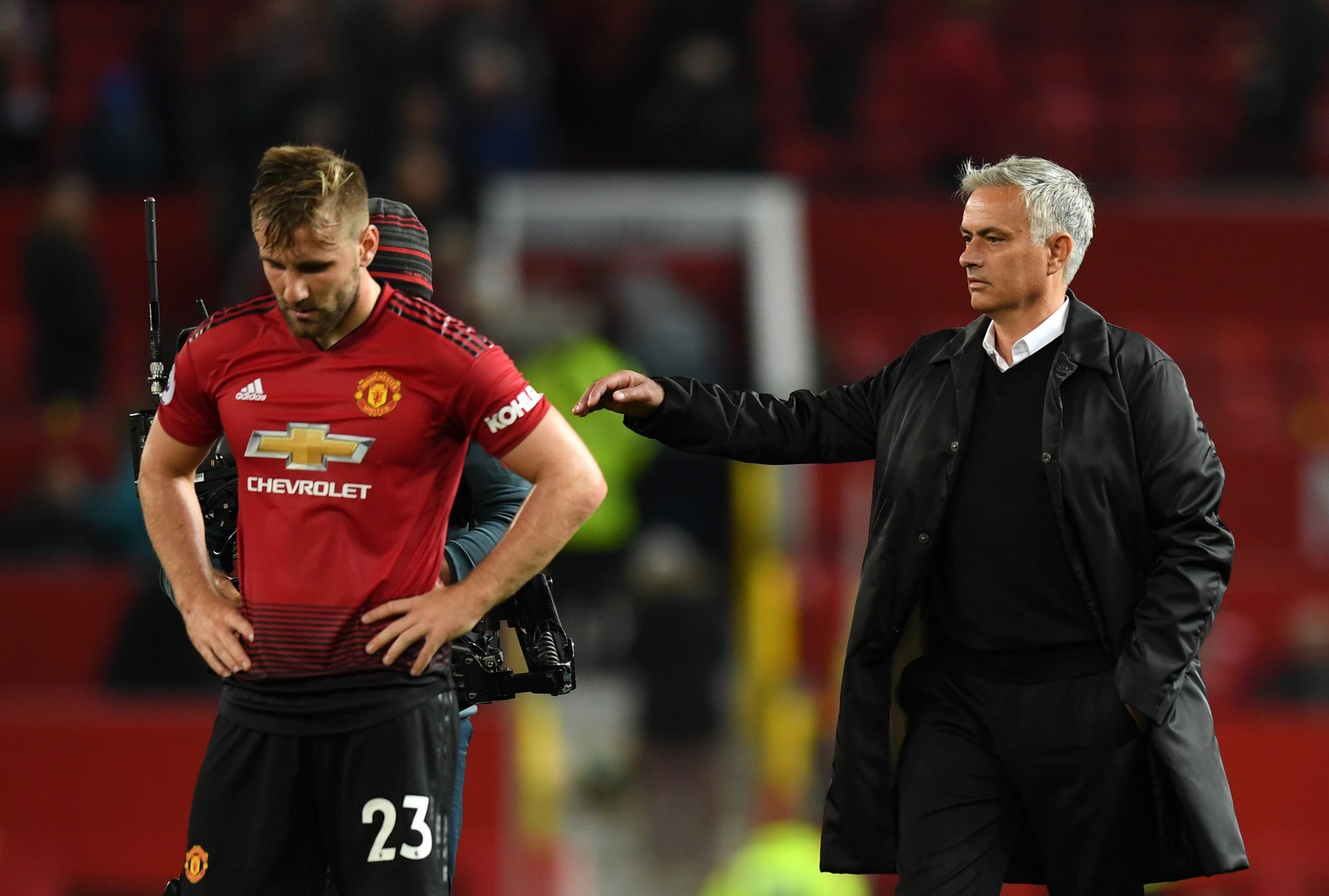 Luke Shaw says he struggled for form and confidence under Jose Mourinho