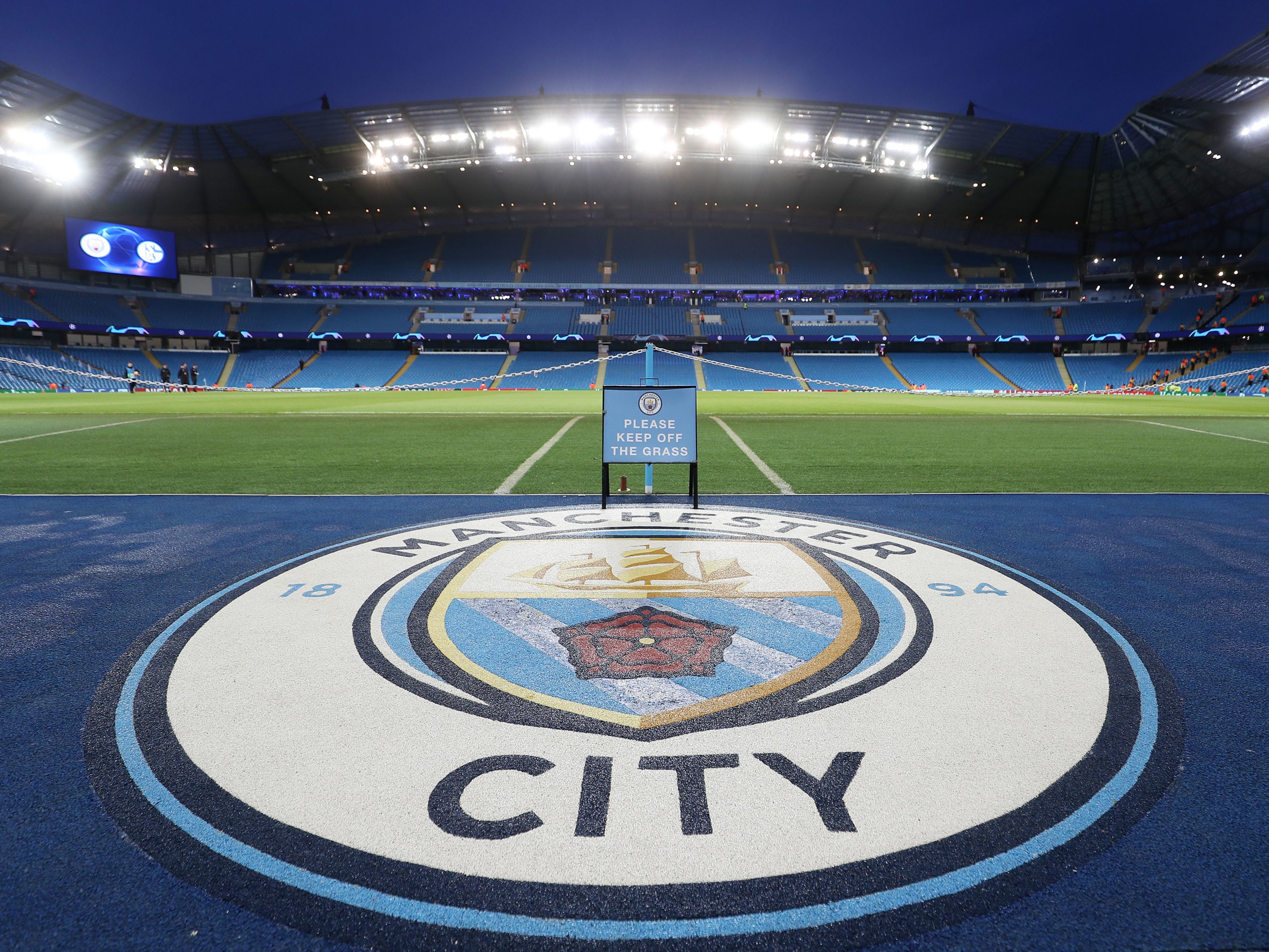 A general view of the Etihad Stadium