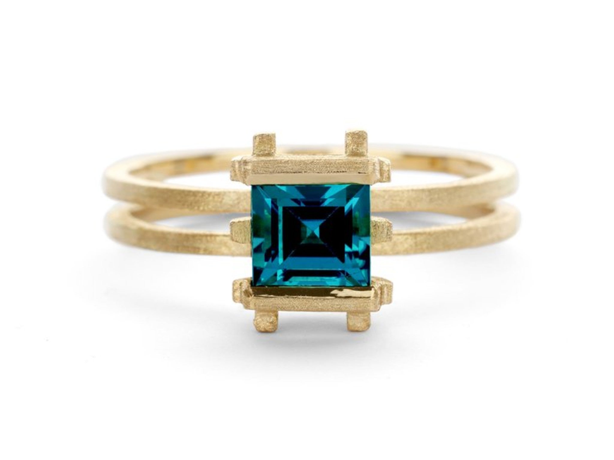 Shimmell and Madden three strut ring – blue tourmaline indybest