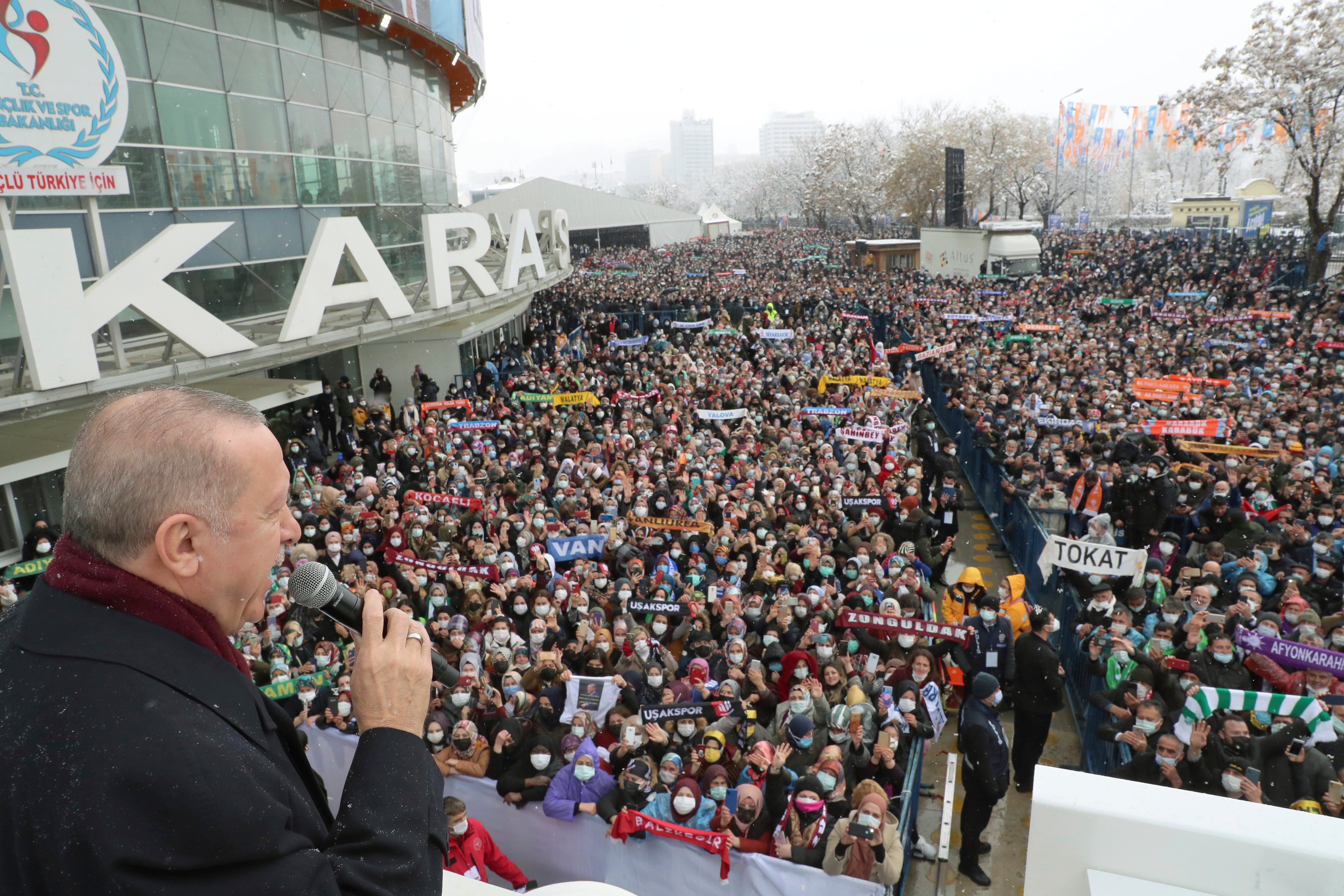 Virus Outbreak Turkey Erdogan