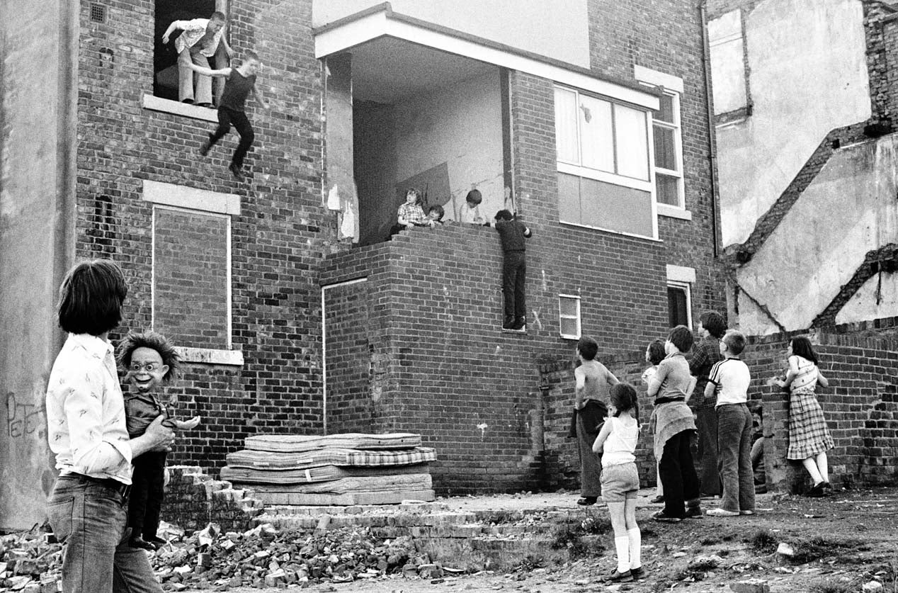 Kids Jumping On To Mattresses - Youth Unemployment (1981)