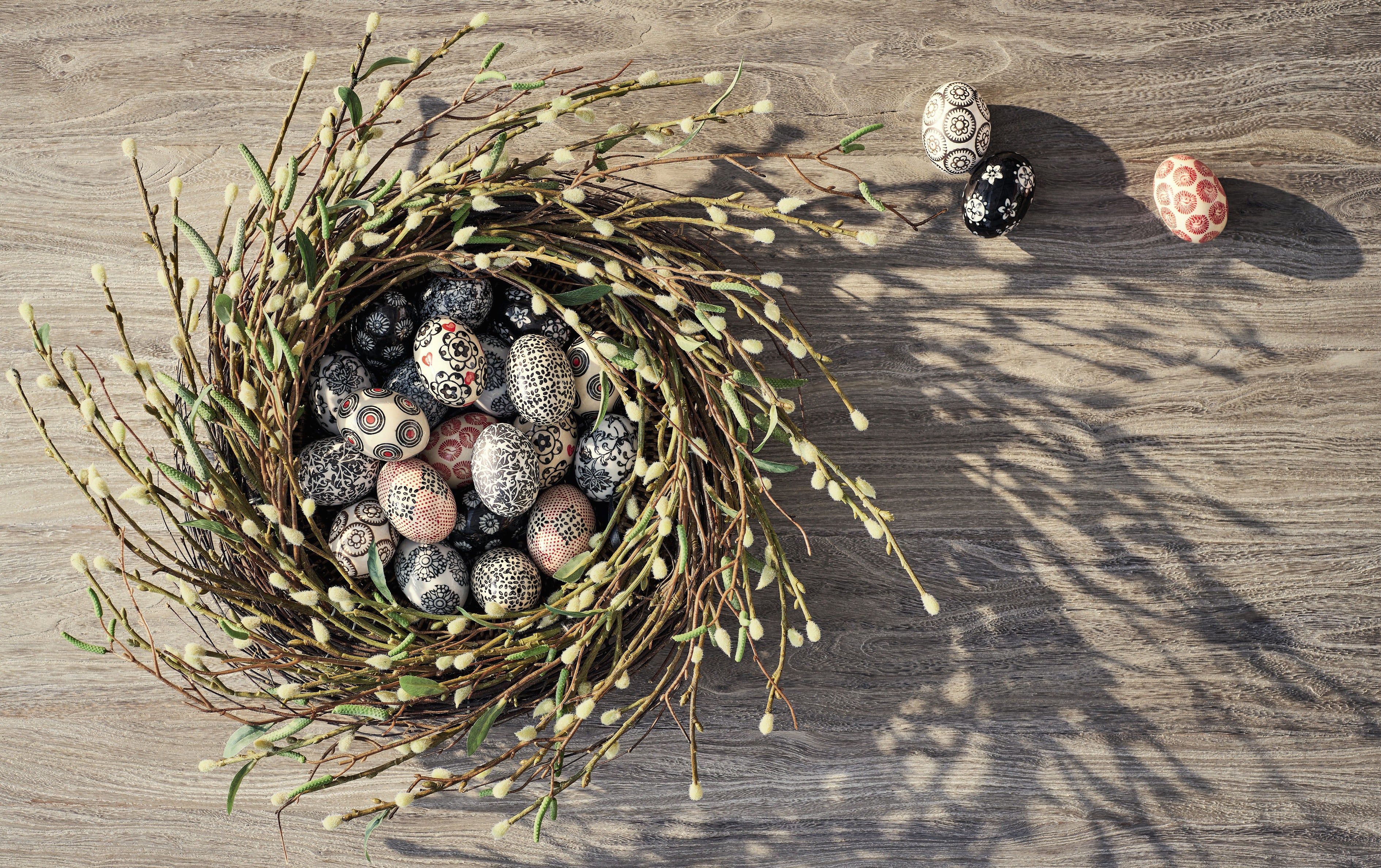 Ostara Ceramic Egg Decorations from OKA