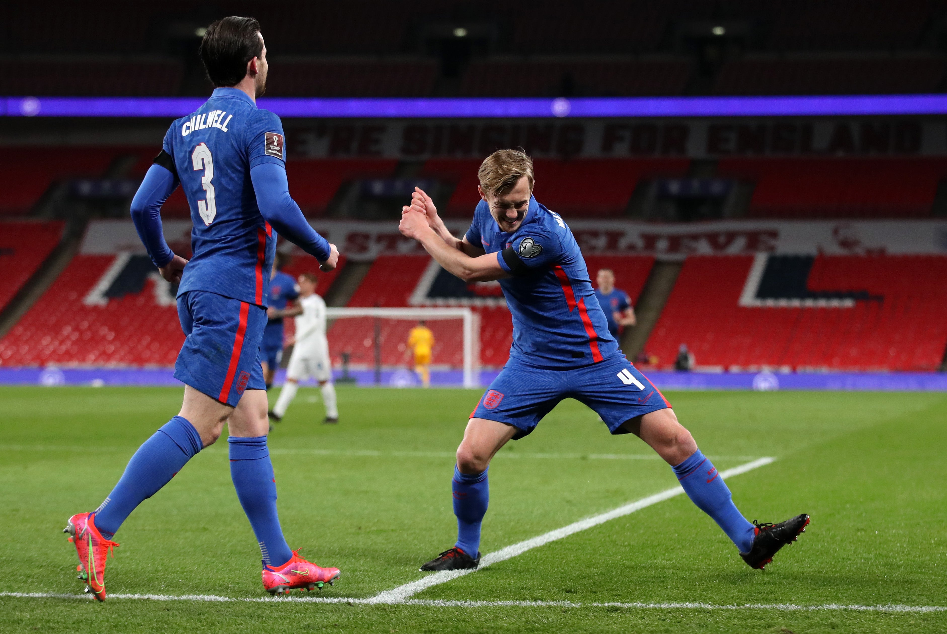 Ward-Prowse celebrates the opening goal